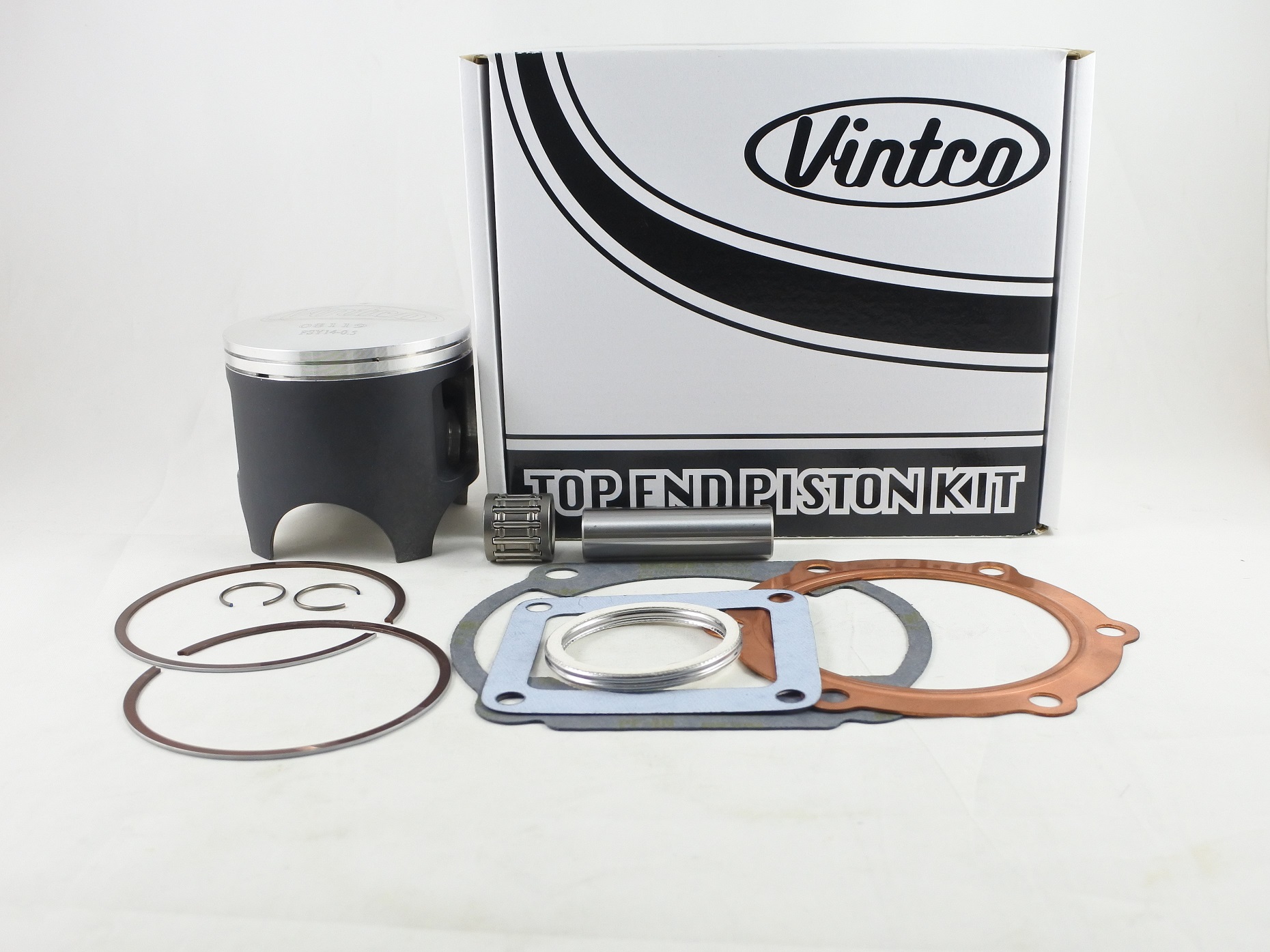 TOP END PISTON KIT 75-76 YAMAHA DT 400 85.5mm 0.5mm OVER VINTCO KTY48-0.5 thumbnail 2