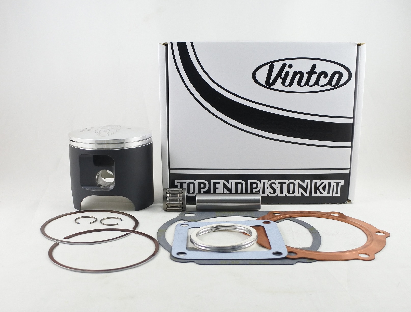TOP END PISTON KIT 75-76 YAMAHA DT 400 85mm STANDARD VINTCO KTY48-00 image 1