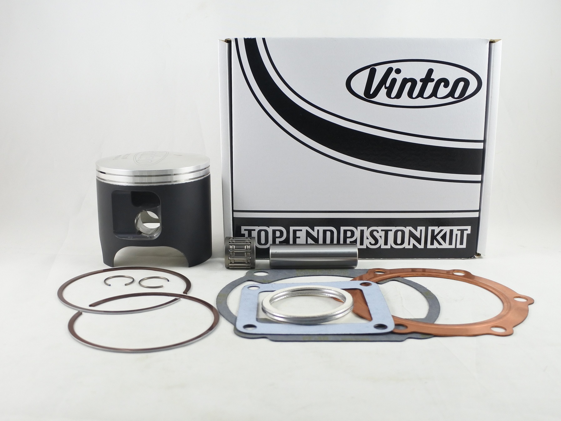 TOP END PISTON KIT 75-76 YAMAHA DT 400 86.5mm 1.5mm OVER VINTCO KTY48-1.5 image 1