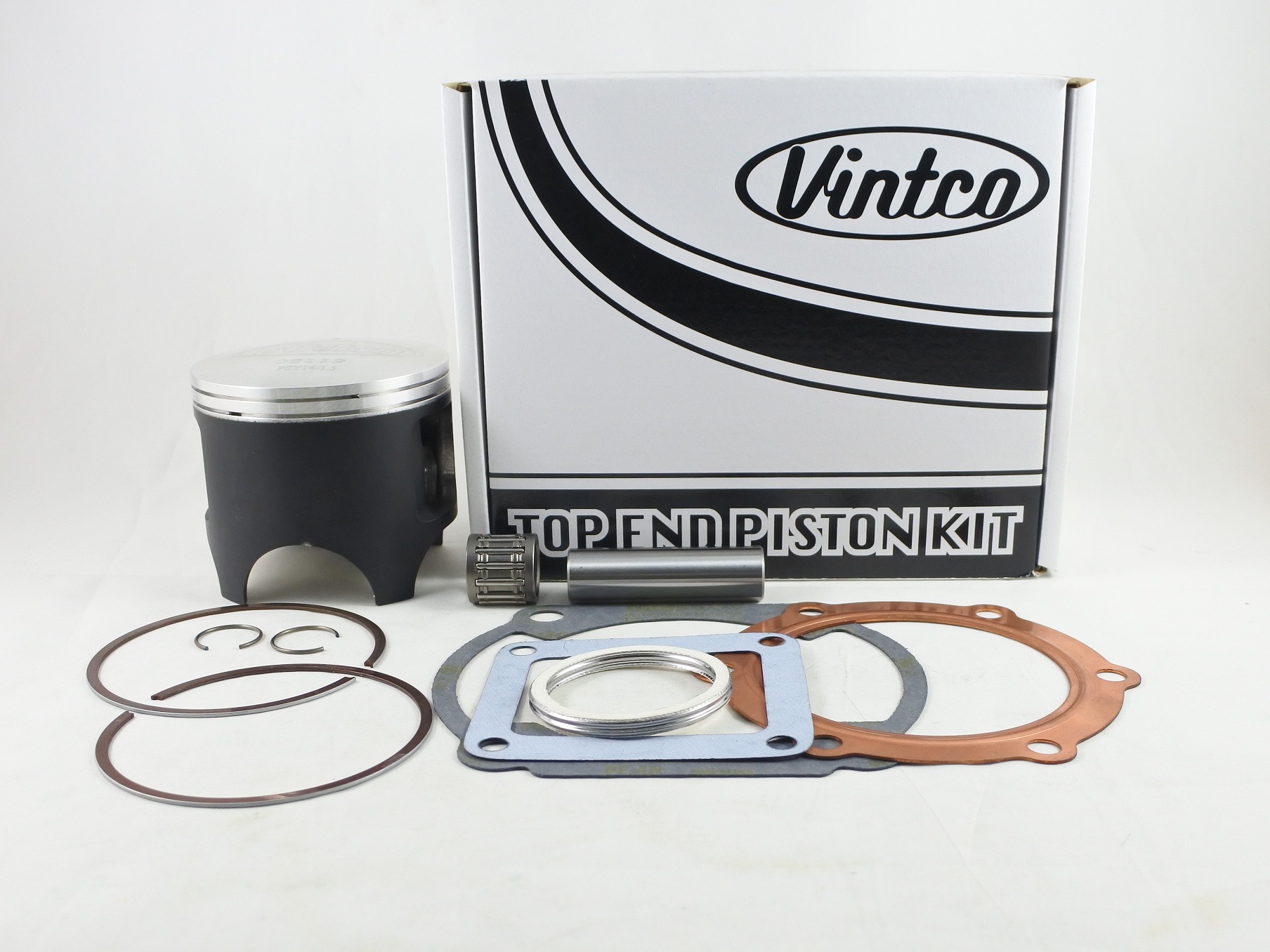 TOP END PISTON KIT 75-76 YAMAHA DT 400 86.5mm 1.5mm OVER VINTCO KTY48-1.5 thumbnail 2