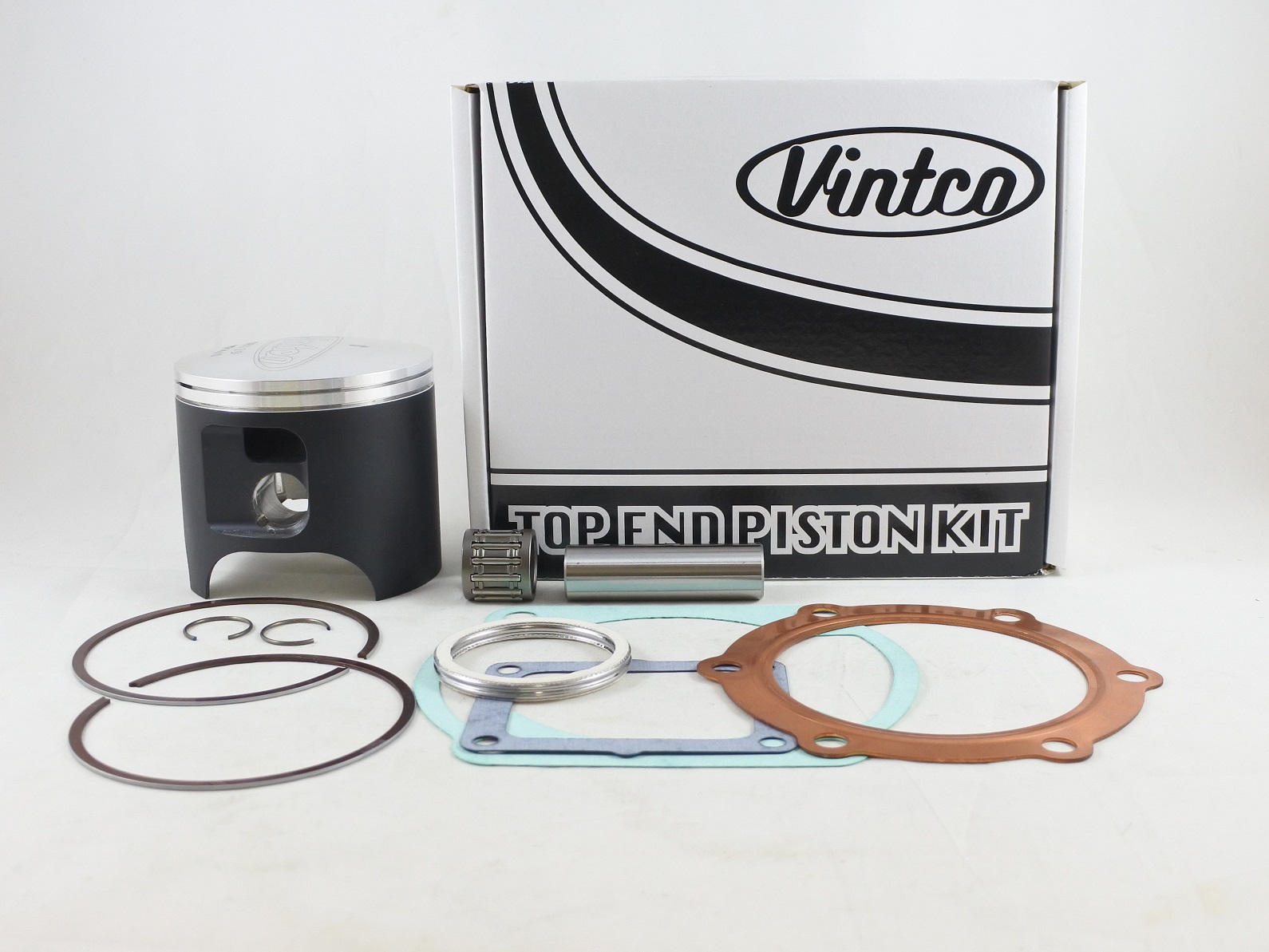 TOP END PISTON KIT 77-77 YAMAHA DT 400 85mm STANDARD VINTCO KTY49-00 image 1