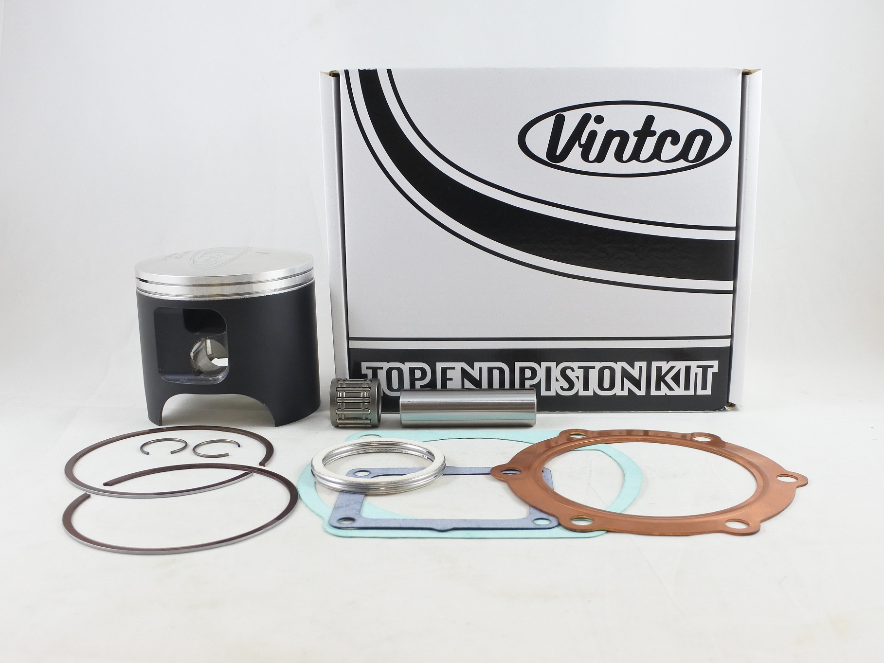 TOP END PISTON KIT 77-77 YAMAHA DT 400 86.5mm 1.5mm OVER VINTCO KTY49-1.5 image 1