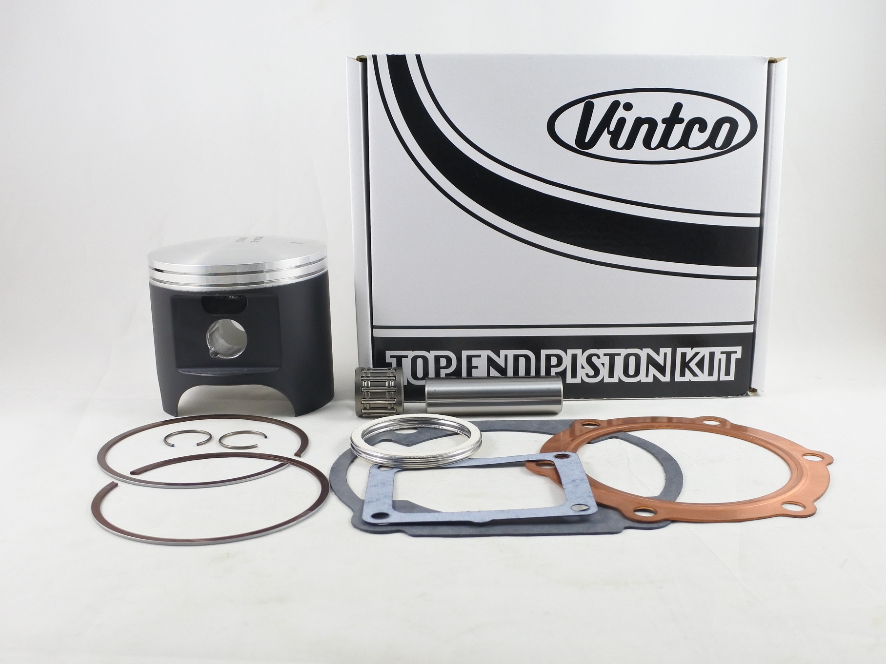 TOP END PISTON KIT 76-76 YAMAHA IT YZ 400 85.5mm 0.5mm OVER VINTCO KTY50-0.5 image 1