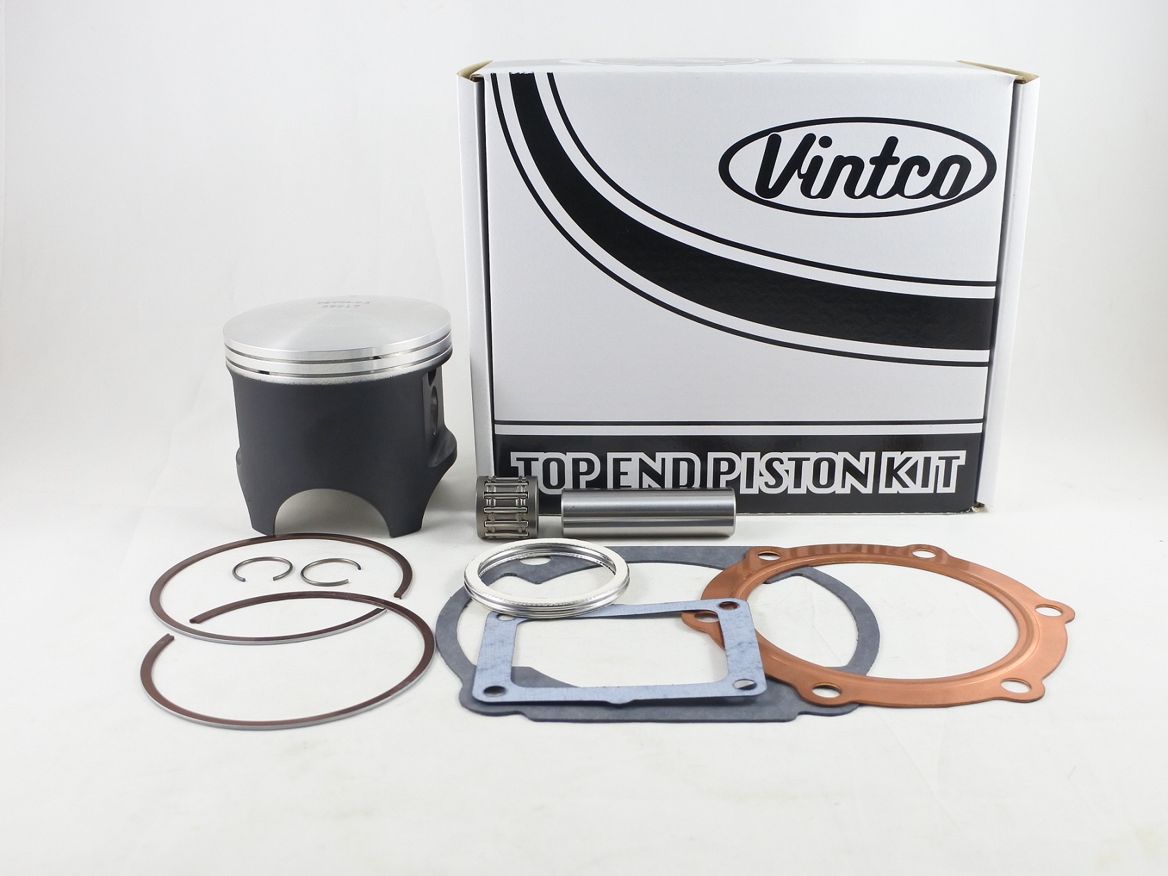 TOP END PISTON KIT 76-76 YAMAHA IT YZ 400 85.5mm 0.5mm OVER VINTCO KTY50-0.5 thumbnail 2