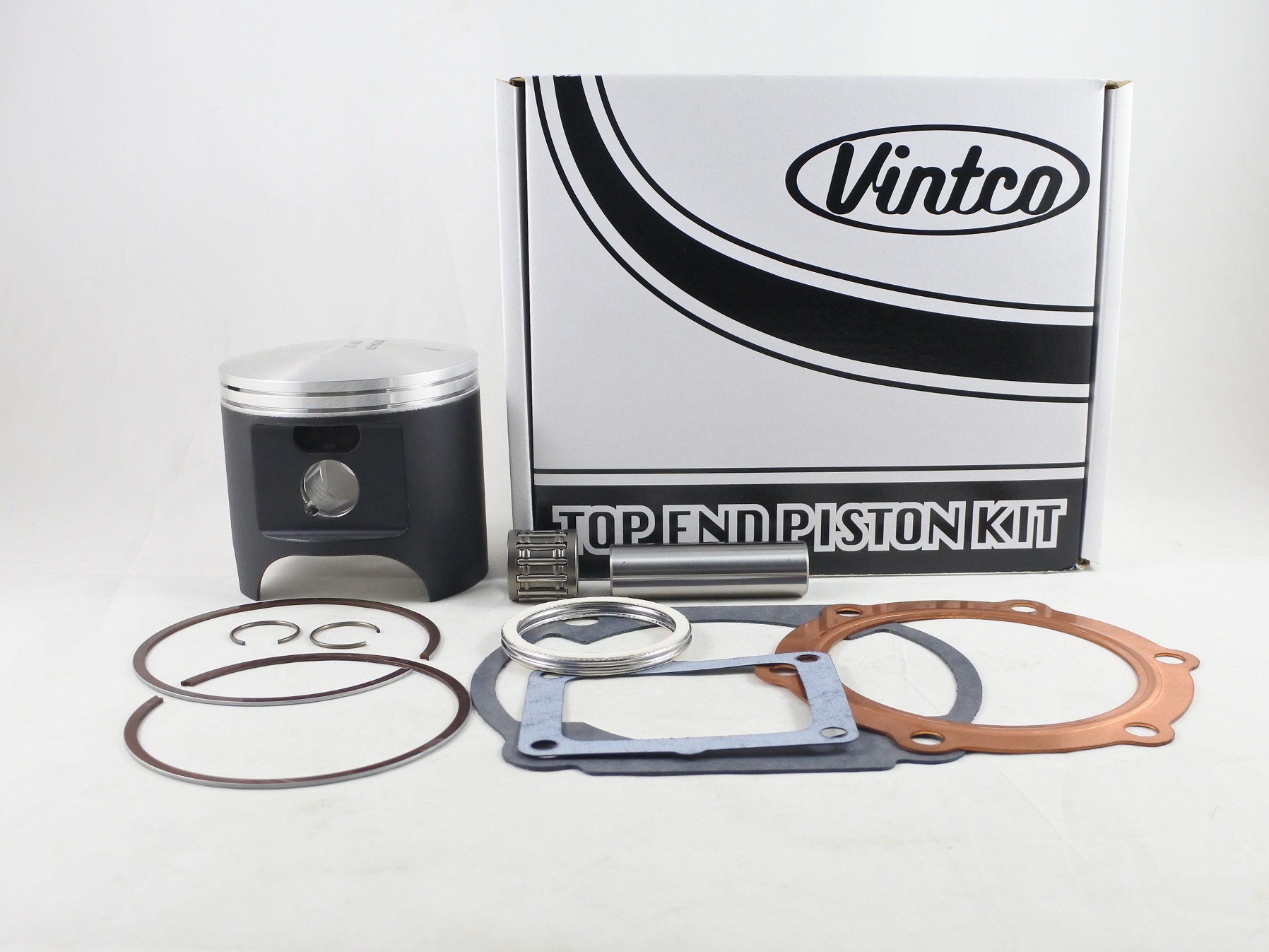 TOP END PISTON KIT 76-76 YAMAHA YZ IT 400 85MM STANDARD VINTCO KTY50-00 image 1