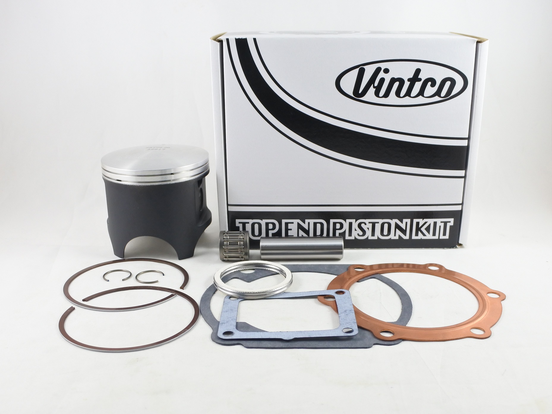 TOP END PISTON KIT 76-76 YAMAHA YZ IT 400 85MM STANDARD VINTCO KTY50-00 thumbnail 2