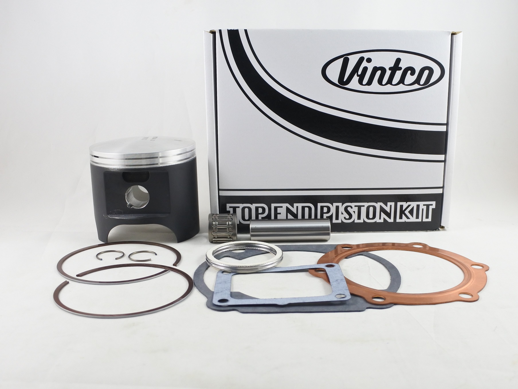 TOP END PISTON KIT 76-76 YAMAHA IT YZ 400 86mm 1.0mm OVER VINTCO KTY50-1.0 image 1
