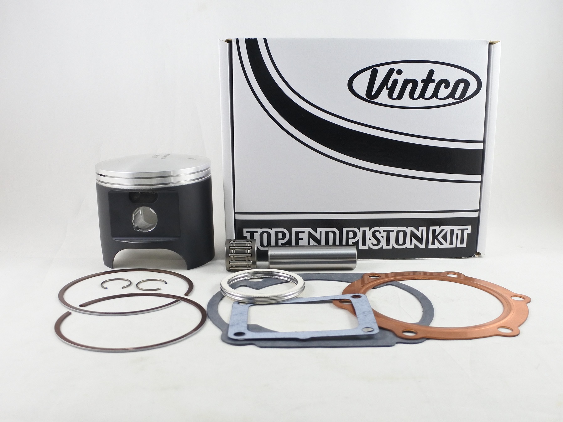 TOP END PISTON KIT 76-76 YAMAHA IT YZ 400 86.5mm 1.5mm OVER VINTCO KTY50-1.5 image 1
