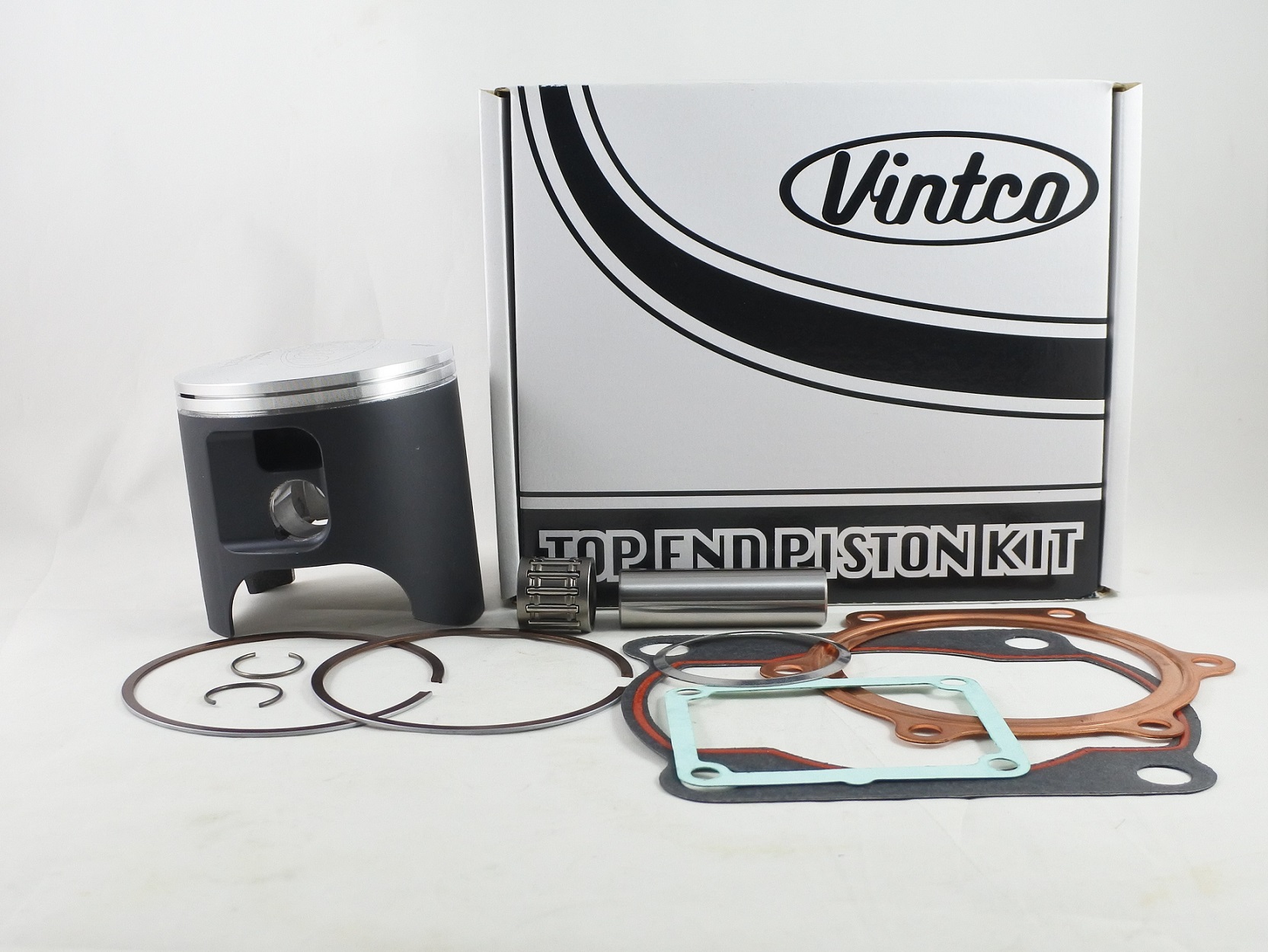 TOP END PISTON KIT 82-84 YAMAHA IT YZ 490 87.5mm 0.5 OVER VINTCO KTY53-0.5 image 1