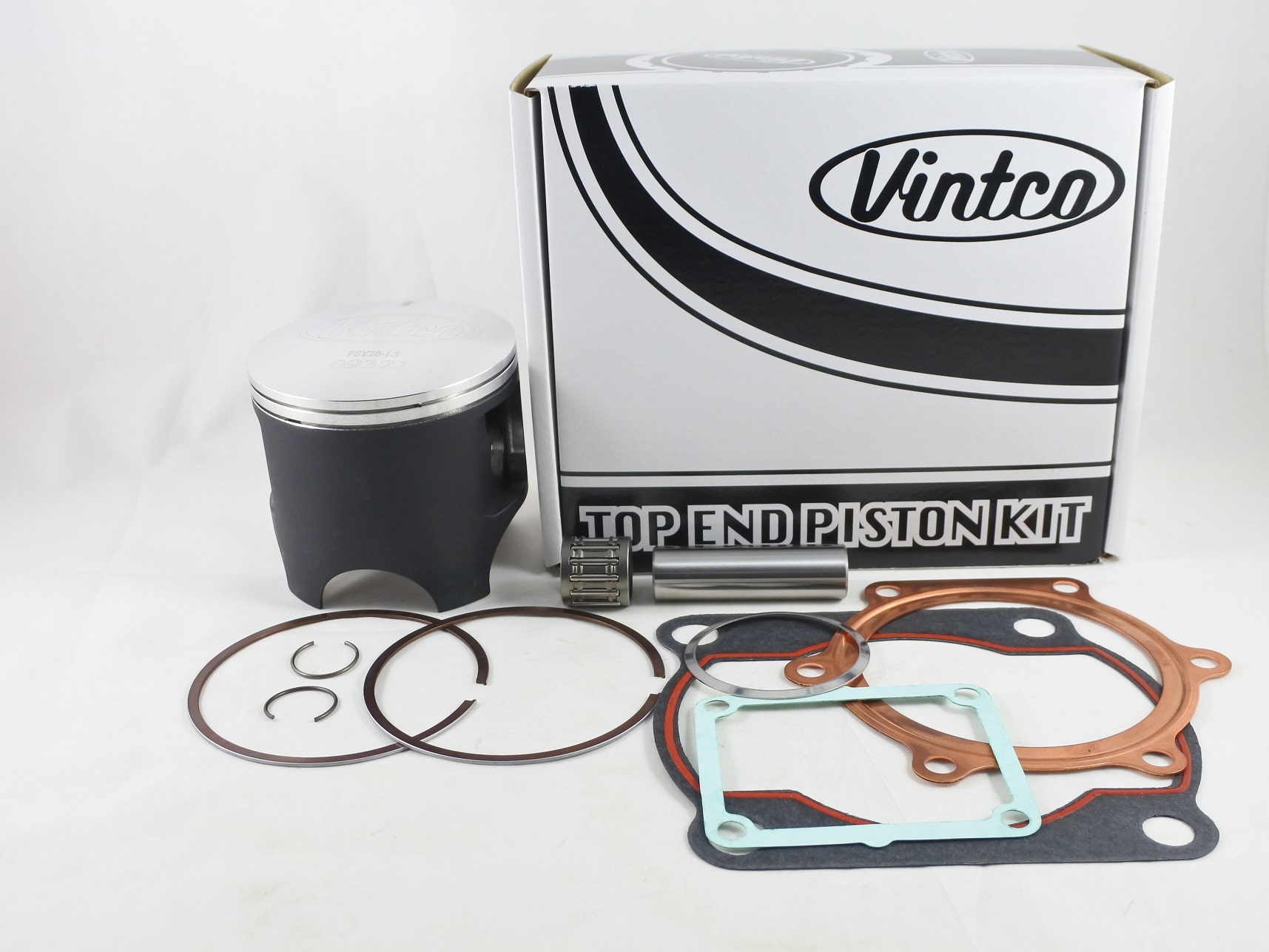 TOP END PISTON KIT 82-84 YAMAHA YZ IT 490 88.5mm OVER VINTCO KTY53-1.5 thumbnail 2