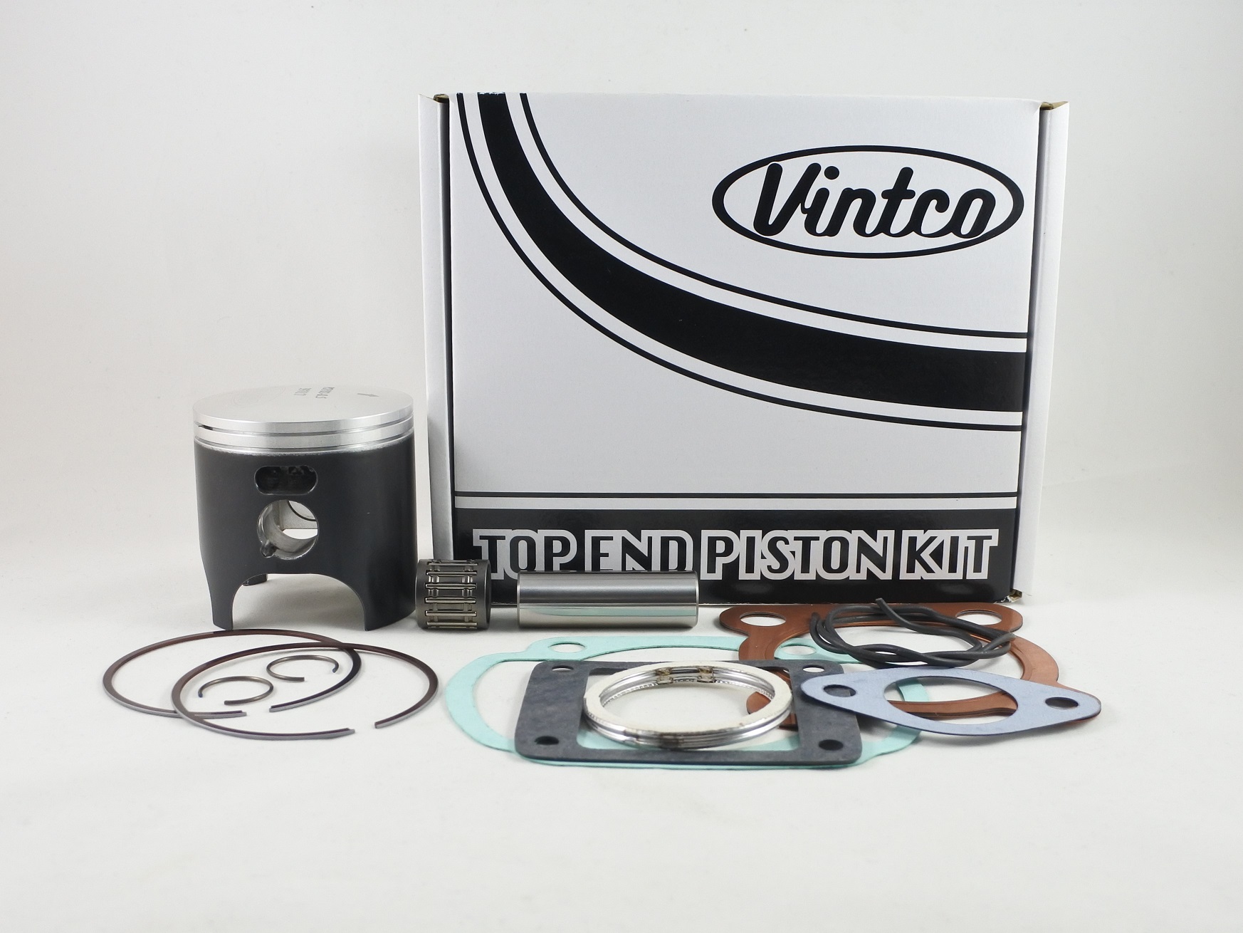 TOP END PISTON KIT 72-73 YAMAHA DT 2 3 250 70.5MM 0.5MM OVER VINTCO KTY54-0.5 image 1