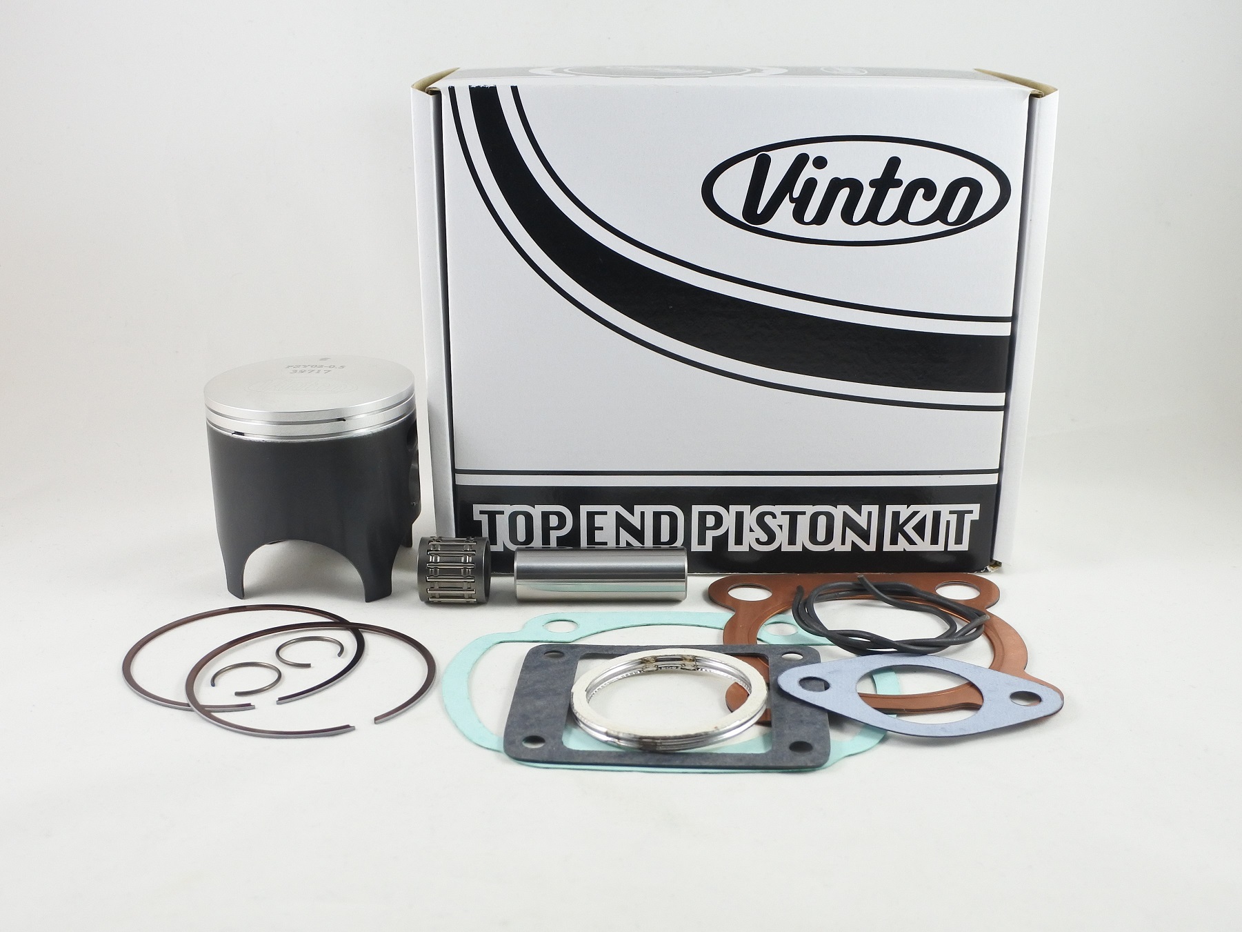 TOP END PISTON KIT 72-73 YAMAHA DT 2 3 250 70.5MM 0.5MM OVER VINTCO KTY54-0.5 thumbnail 2