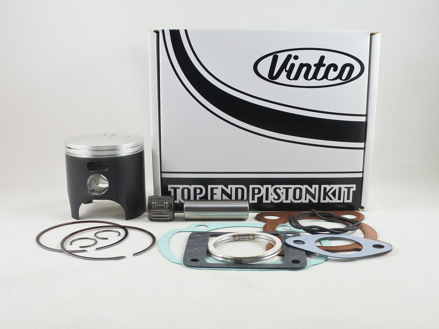 TOP END PISTON KIT 72-73 YAMAHA DT2 DT3 DT250 71.5mm VINTCO KTY54-1.5 image 1