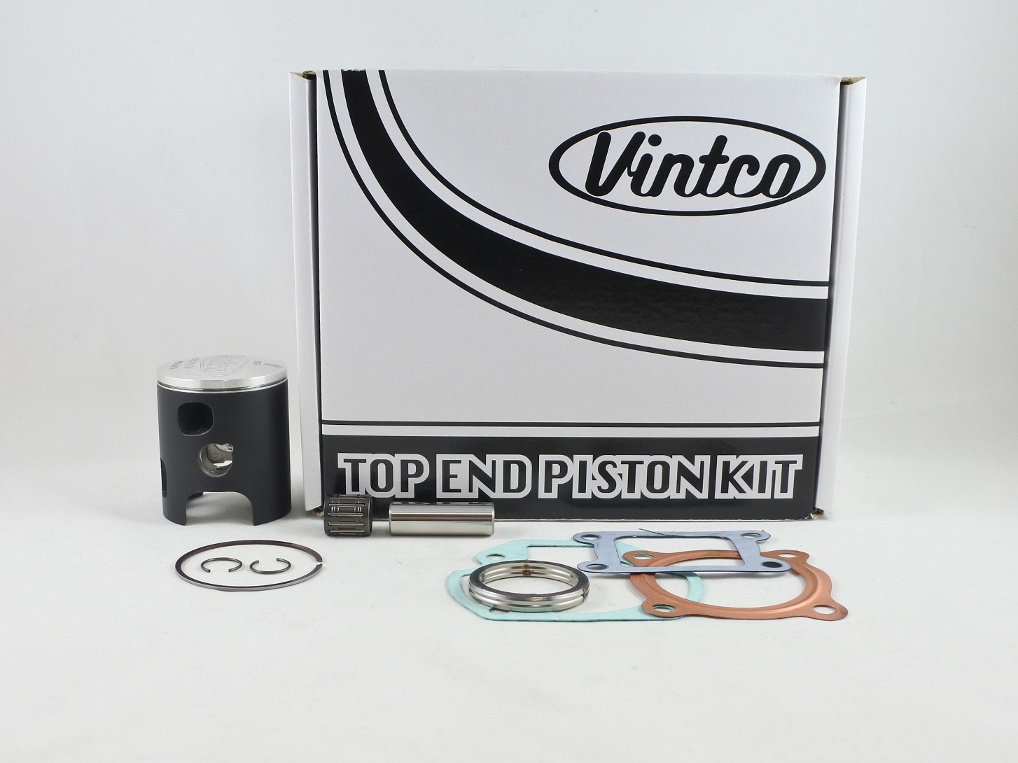 TOP END PISTON KIT 73-82 YAMAHA GT 1 MX 80 47MM STANDARD VINTCO KTY55-00 image 1