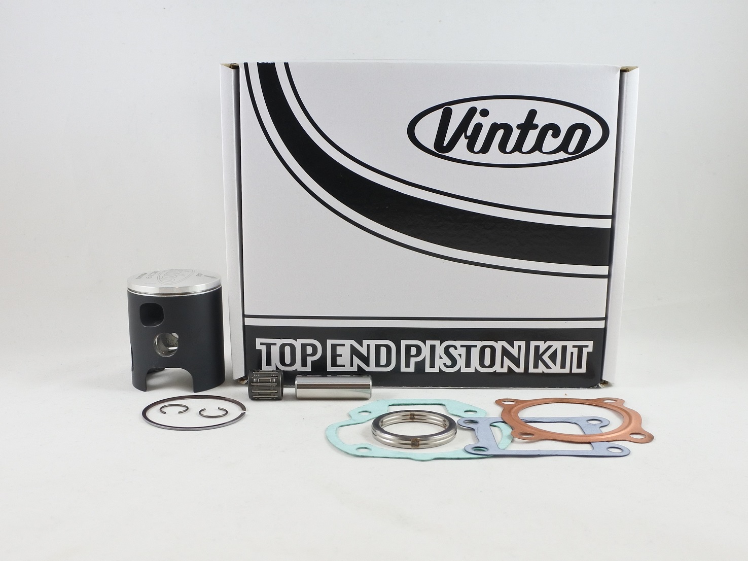 TOP END PISTON KIT 76-76 YAMAHA LB80IIA 47mm STANDARD VINTCO KTY56-00 image 1