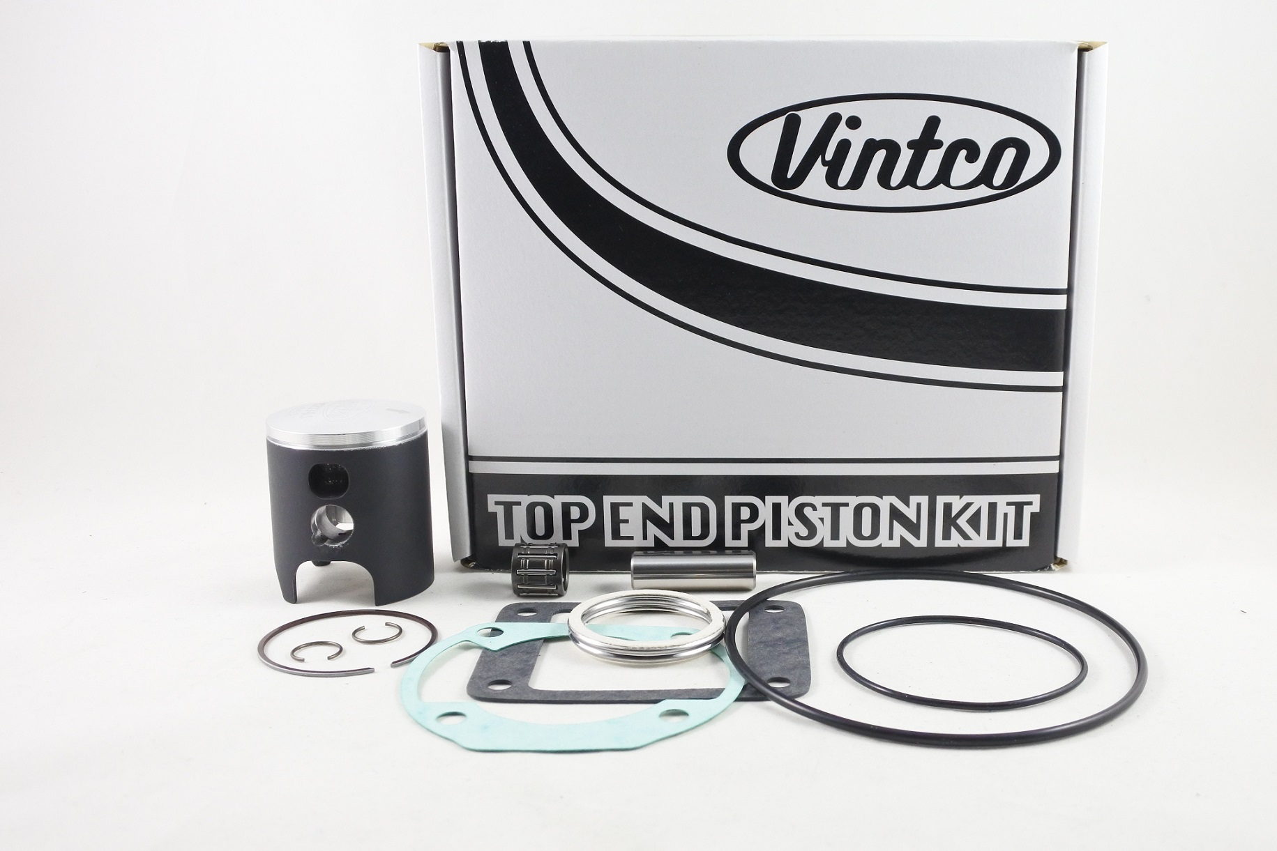 TOP END PISTON KIT 82-82 YAMAHA YZ 80 47.5mm 0.5mm OVER VINTCO KTY57-0.5 image 1