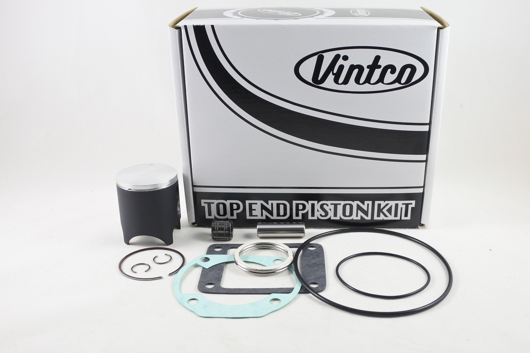 TOP END PISTON KIT 82-82 YAMAHA YZ 80 47.5mm 0.5mm OVER VINTCO KTY57-0.5 thumbnail 2