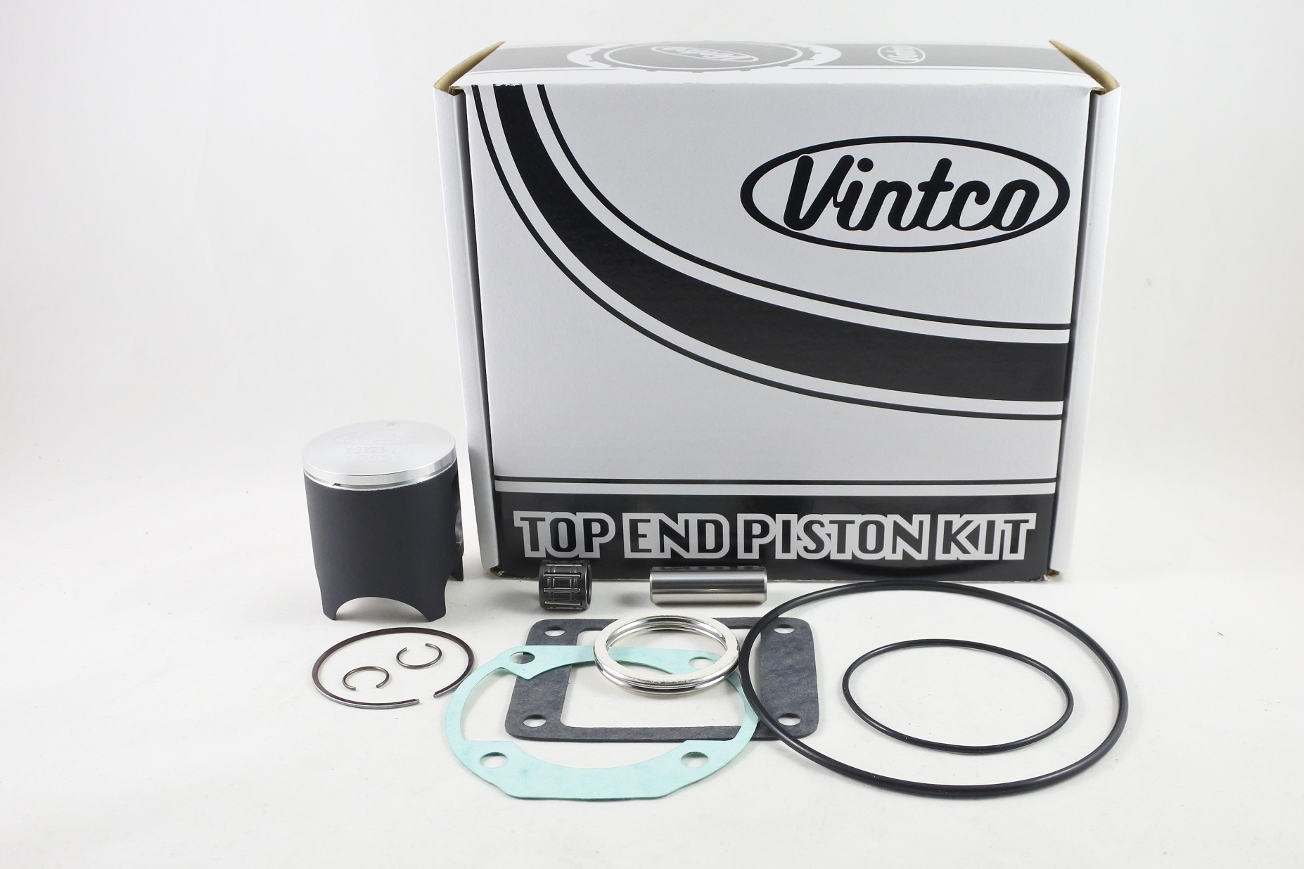 TOP END PISTON KIT 82-82 YAMAHA YZ 80 48.5mm 1.5mm OVER VINTCO KTY57-1.5 thumbnail 2