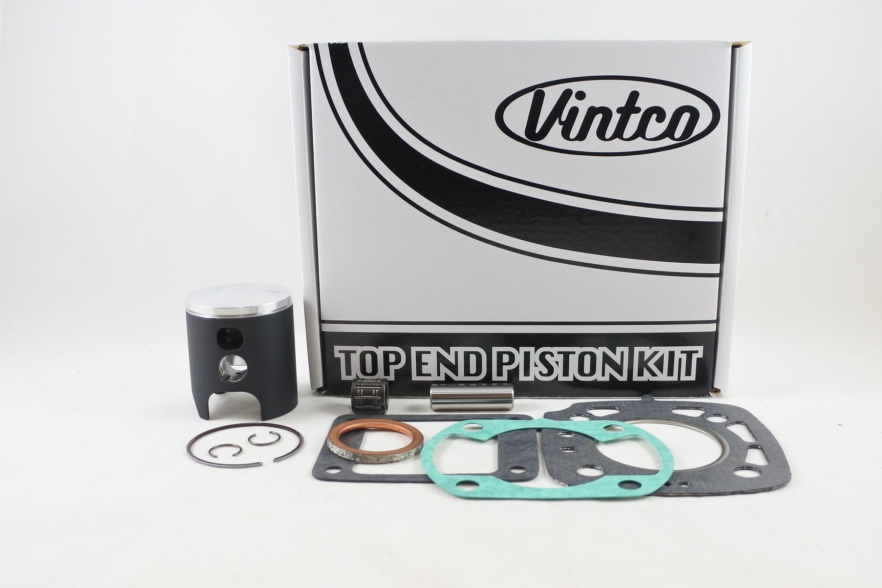 TOP END PISTON KIT 83-83 YAMAHA YZ 80 48.5mm 1.5mm OVER VINTCO KTY58-1.5 image 1
