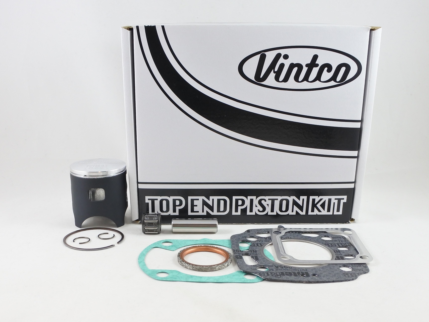 TOP END PISTON KIT 85-86 YAMAHA YZ 80 48.5mm 0.5mm OVER VINTCO KTY60-0.5 thumbnail 2