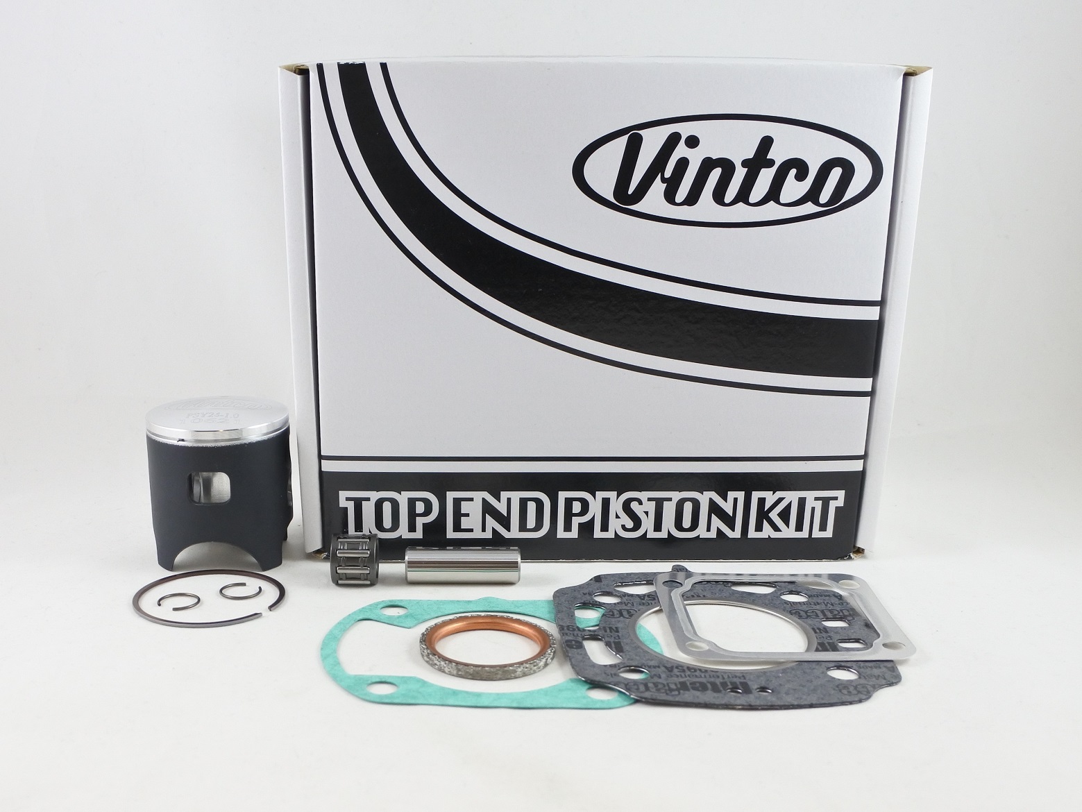 TOP END PISTON KIT 85-86 YAMAHA YZ 80 49mm 1.0mm OVER VINTCO KTY60-1.0 thumbnail 2