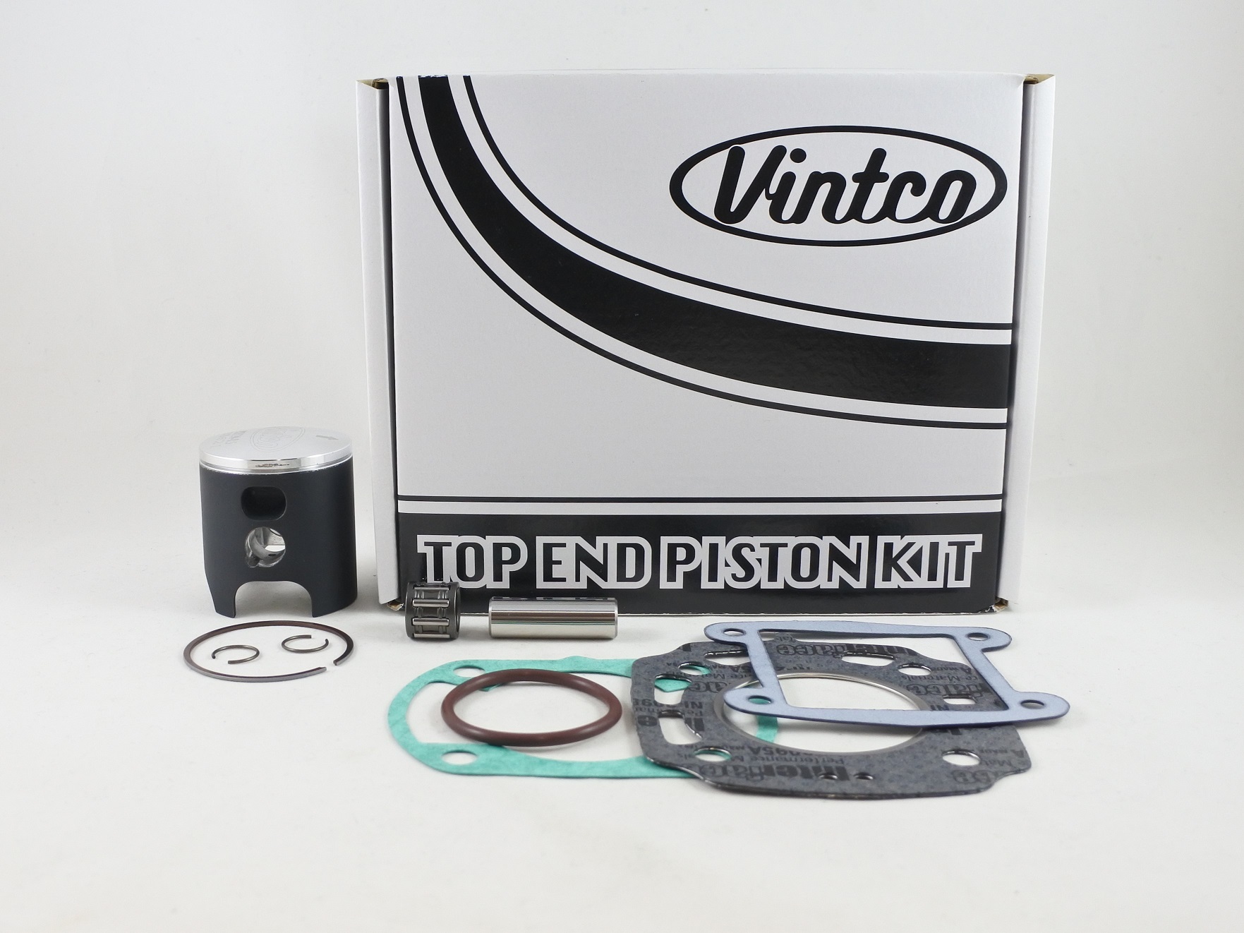 TOP END PISTON KIT 87-87 YAMAHA YZ 80 48.5mm 0.5mm OVER VINTCO KTY62-0.5 image 1