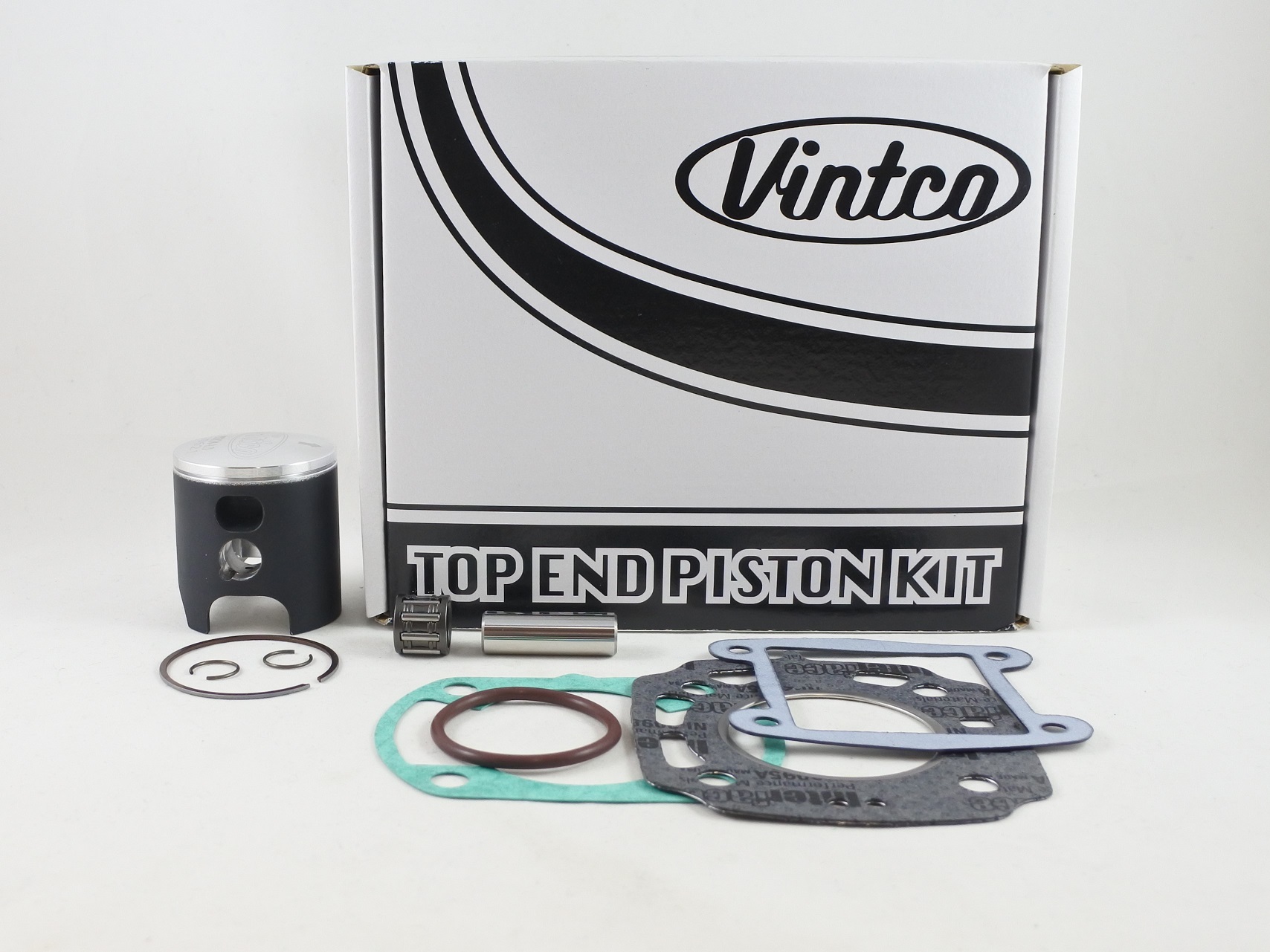 TOP END PISTON KIT 87-87 YAMAHA YZ 80 49mm 1.0mm OVER VINTCO KTY62-1.0 image 1
