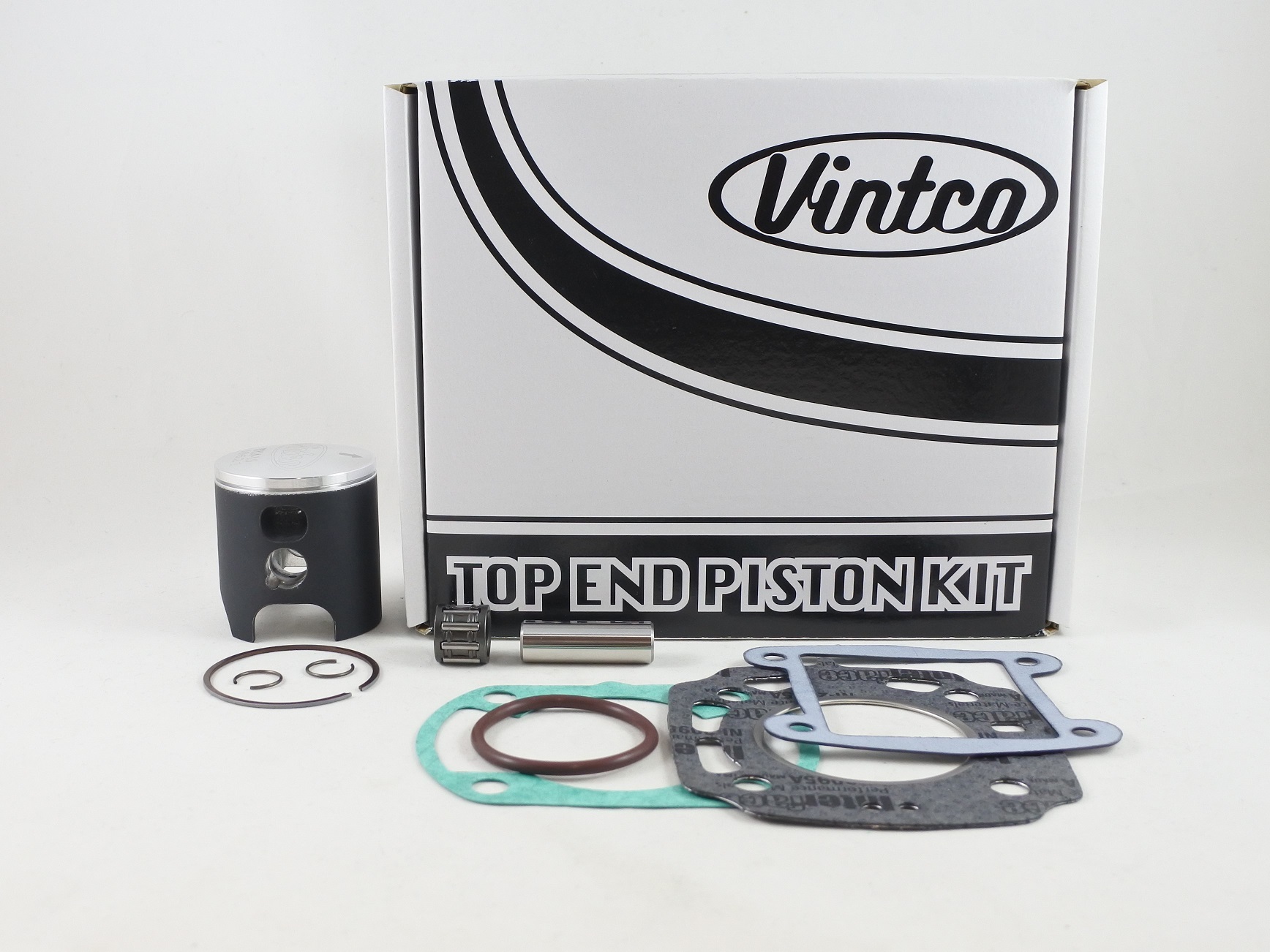 TOP END PISTON KIT 87-87 YAMAHA YZ 80 49.5mm 1.5mm OVER VINTCO KTY62-1.5 image 1