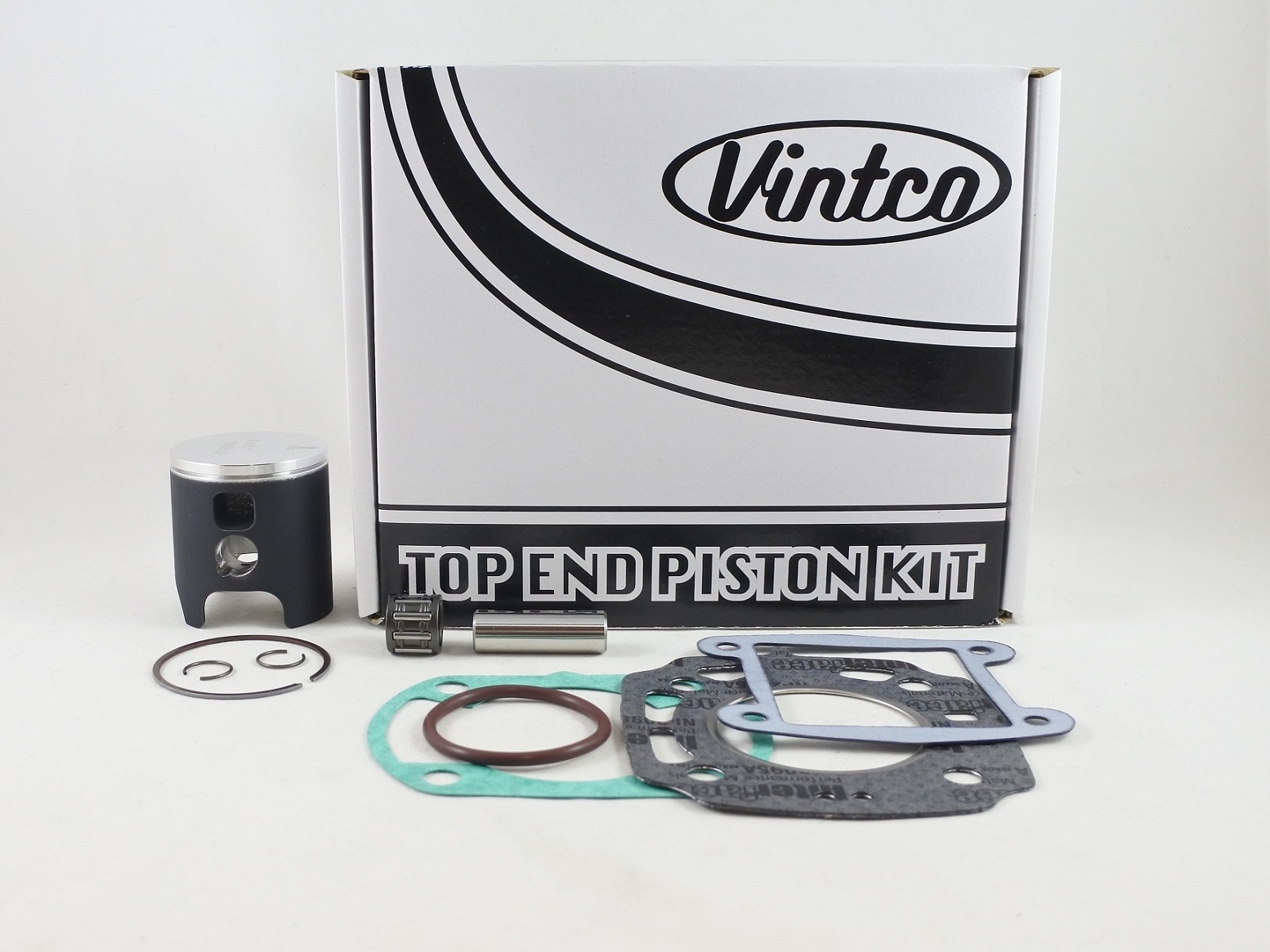 TOP END PISTON KIT 88-92 YAMAHA YZ 80 49mm 1.0mm OVER VINTCO KTY63-1.0 image 1