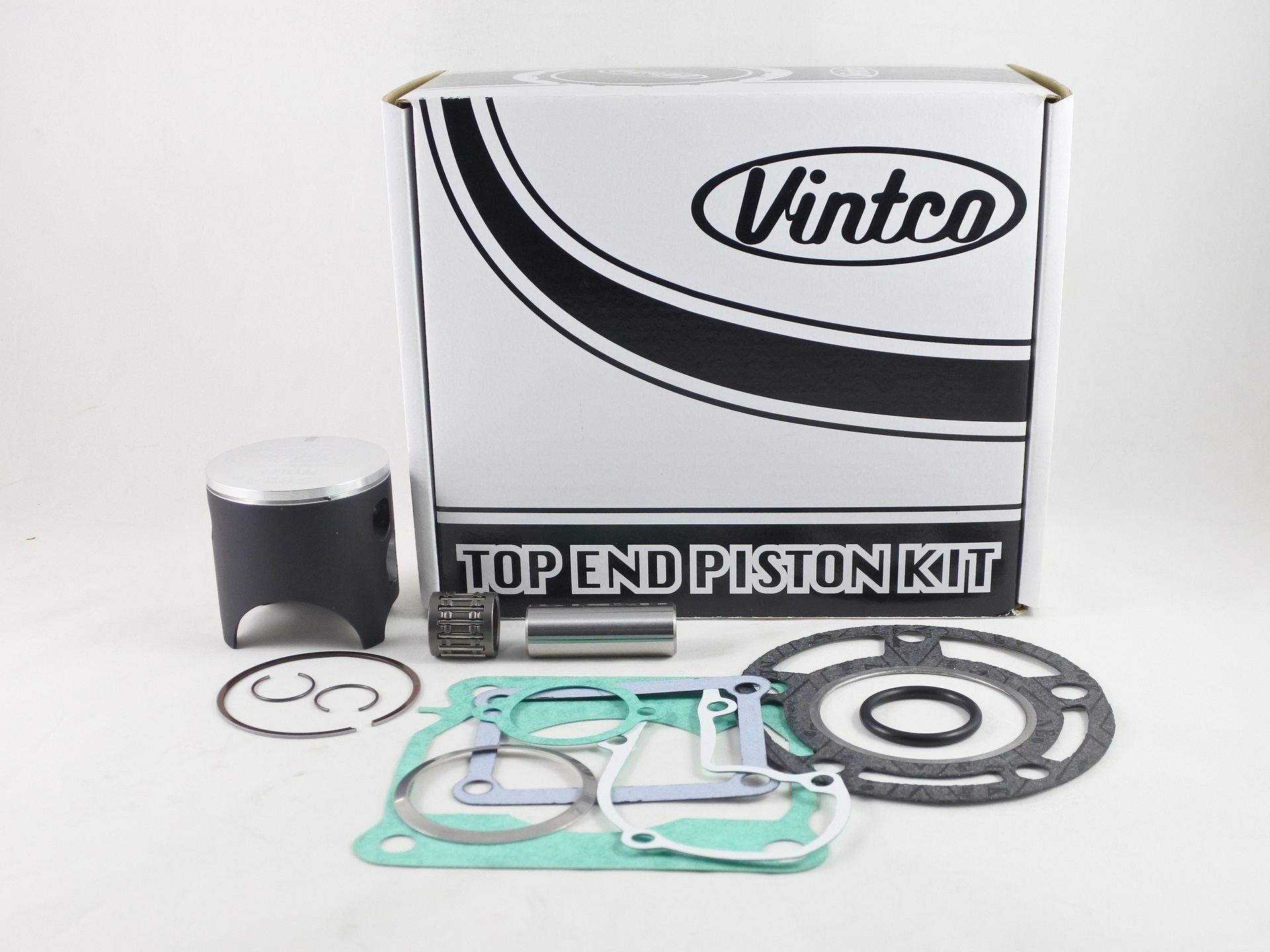 TOP END PISTON KIT 83-83 YAMAHA YZ 125 56.5mm 0.5mm OVER VINTCO KTY64-0.5 thumbnail 2