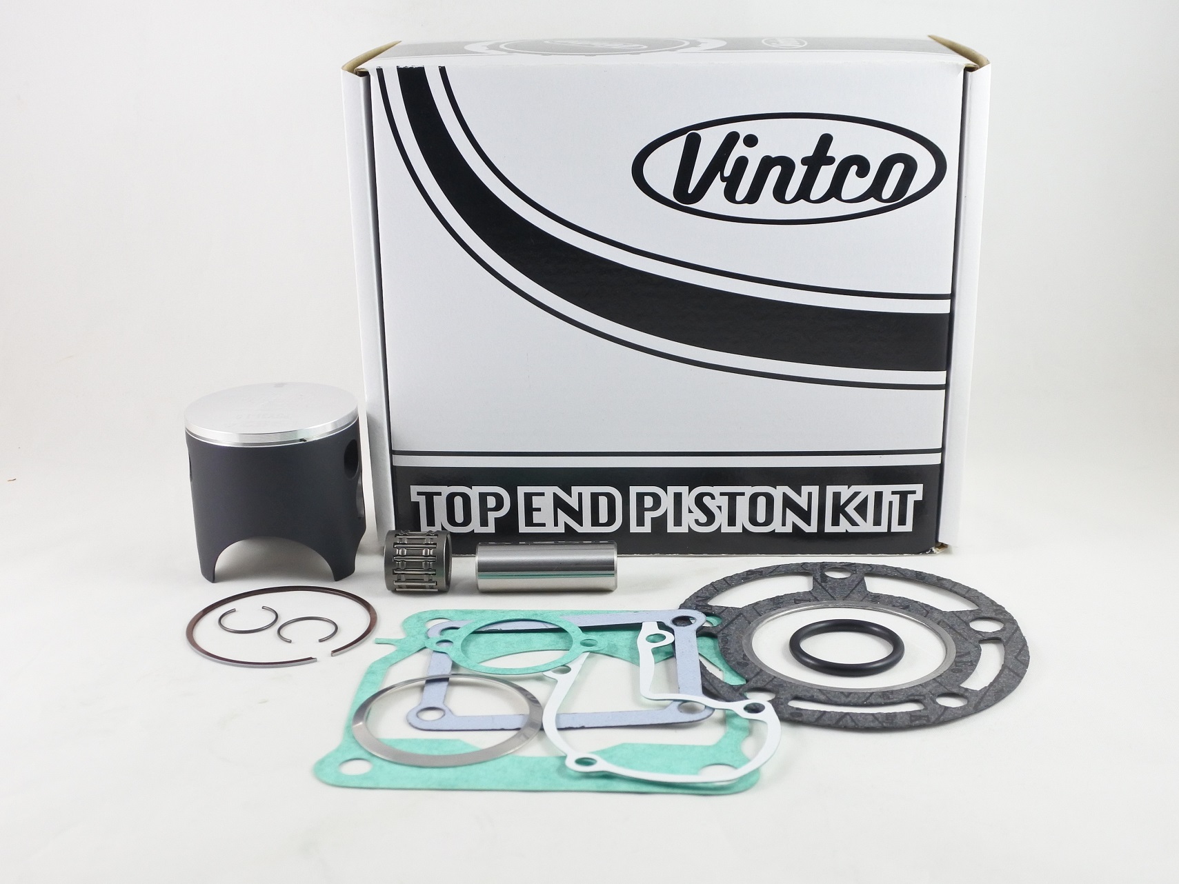 TOP END PISTON KIT 83-83 YAMAHA YZ 125 57mm 1.0mm OVER VINTCO KTY64-1.0 thumbnail 2