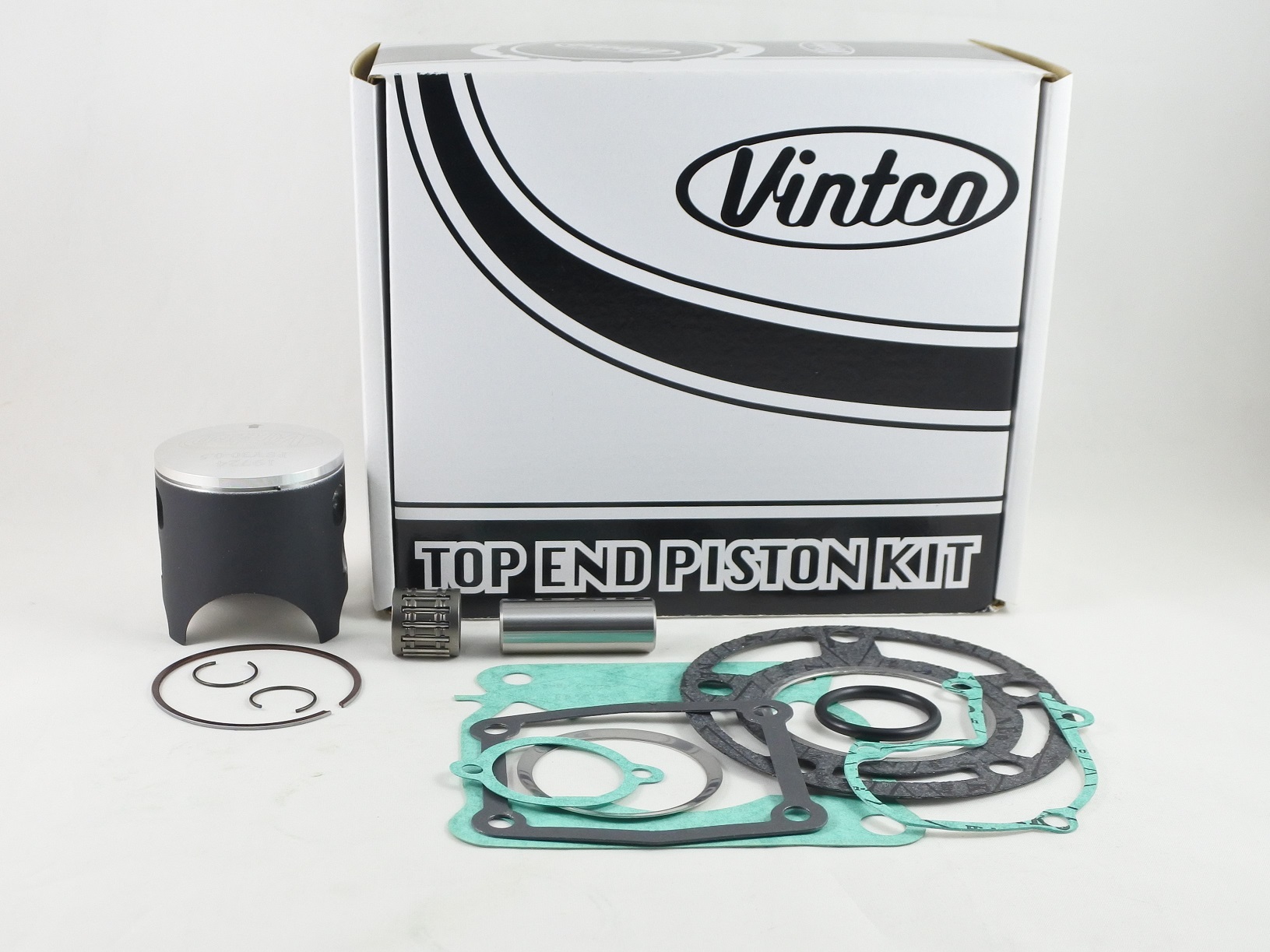 TOP END PISTON KIT 84-84 YAMAHA YZ 125 56.5mm 0.5mm OVER VINTCO KTY65-0.5 thumbnail 2