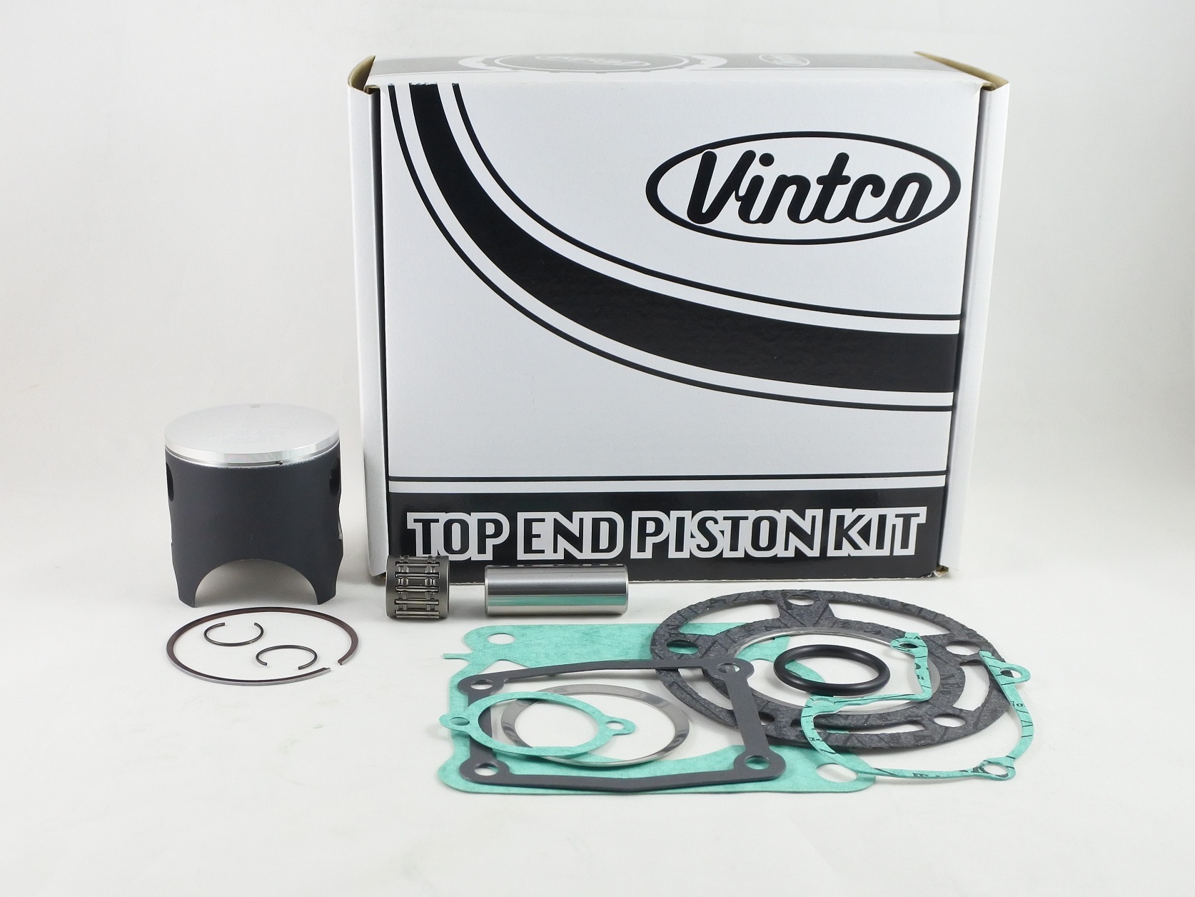 TOP END PISTON KIT 84-84 YAMAHA YZ 125 57mm 1.0mm OVER VINTCO KTY65-1.0 thumbnail 2
