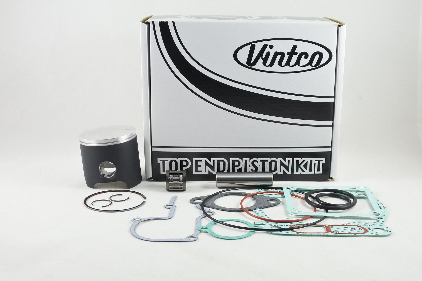 TOP END PISTON KIT 88-88 YAMAHA YZ 125 57.5mm 1.5mm OVER VINTCO KTY67-1.5 image 1