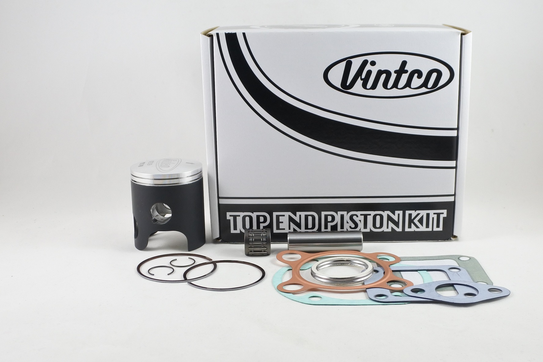 TOP END PISTON KIT 74-75 YAMAHA DT 125 56mm STANDARD VINTCO KTY69-00 image 1