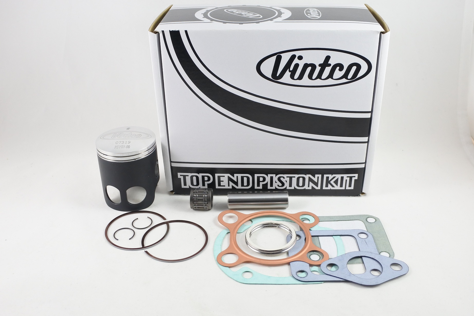 TOP END PISTON KIT 74-75 YAMAHA DT 125 56mm STANDARD VINTCO KTY69-00 thumbnail 2