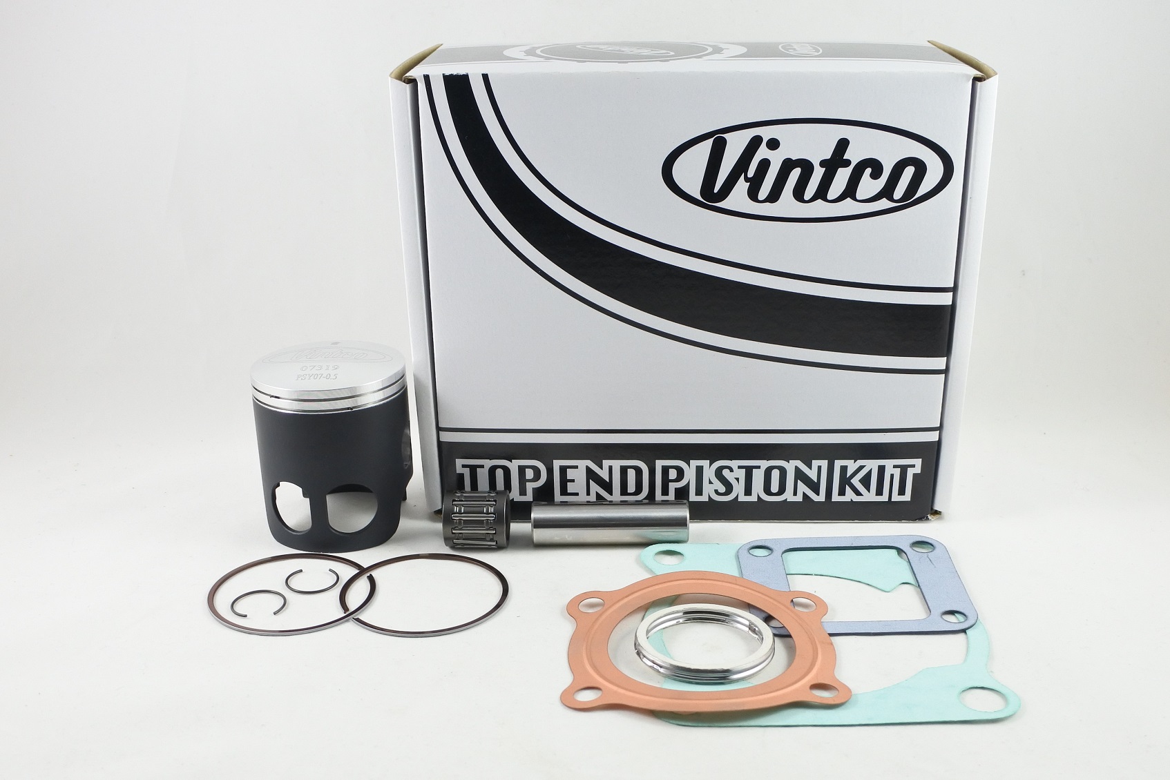 TOP END PISTON KIT 77-81 YAMAHA DT 125 56.5mm OVER VINTCO KTY71-0.5 thumbnail 2