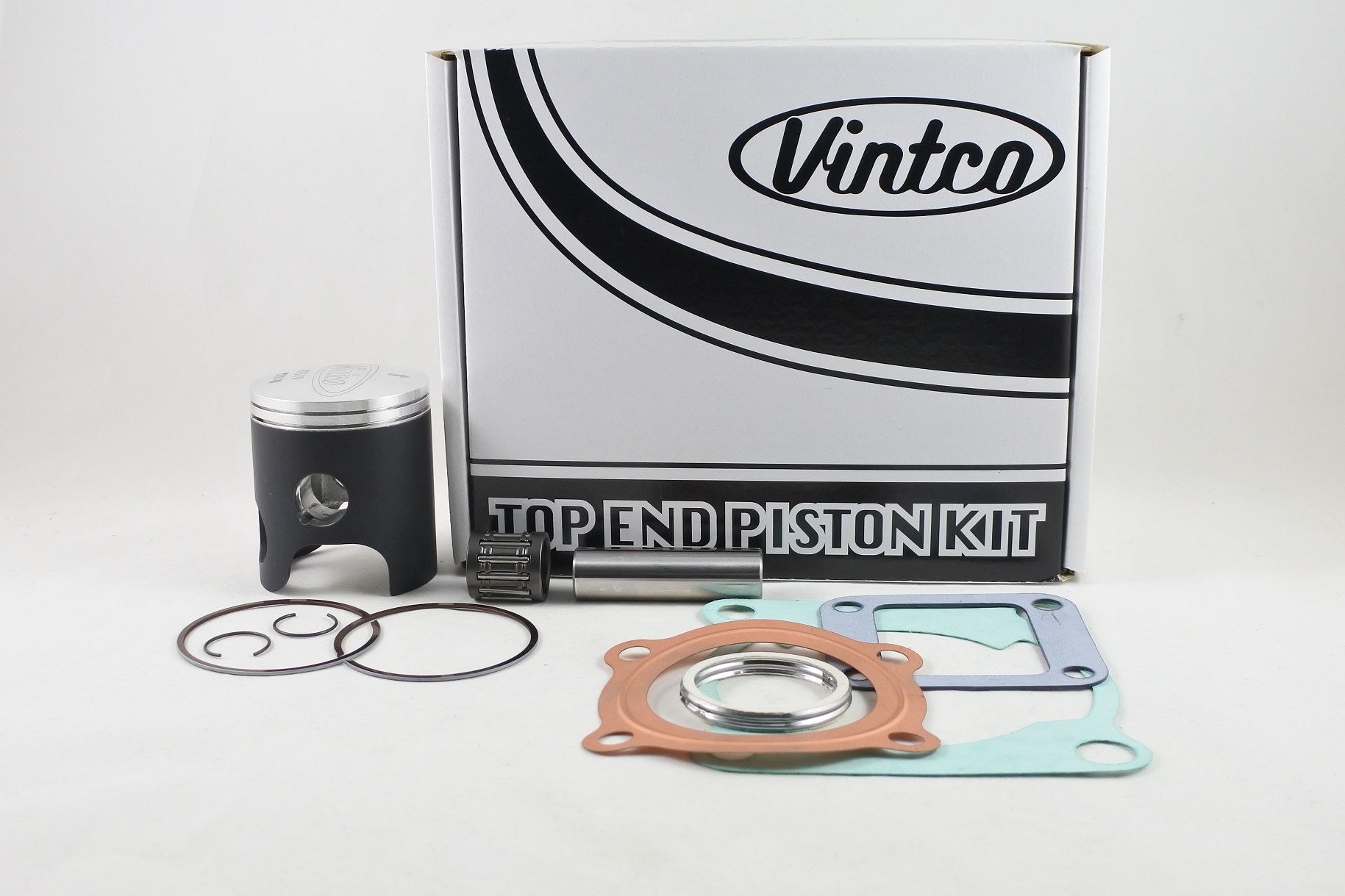 TOP END PISTON KIT 77-81 YAMAHA DT 125 56mm STANDARD VINTCO KTY71-00 image 1