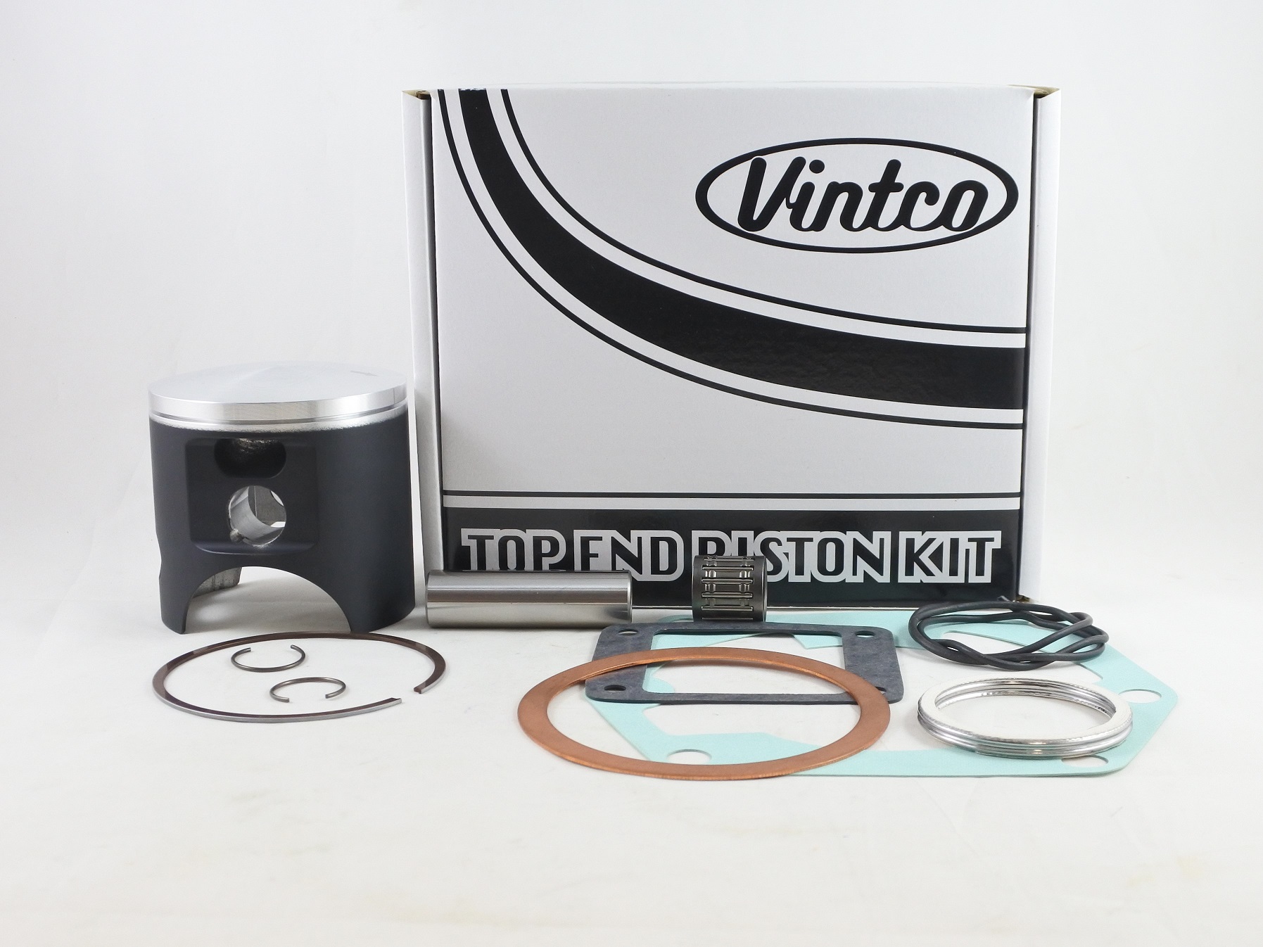 TOP END PISTON KIT 73-74 YAMAHA MX 360 80.5mm 0.5mm OVER VINTCO KTY72-0.5 image 1