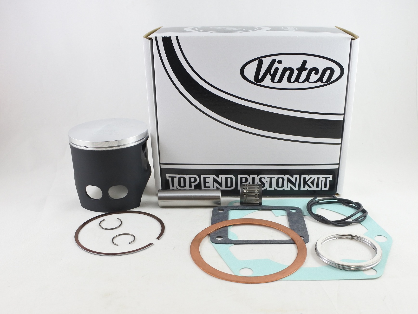 TOP END PISTON KIT 73-74 YAMAHA MX 360 80.5mm 0.5mm OVER VINTCO KTY72-0.5 thumbnail 2