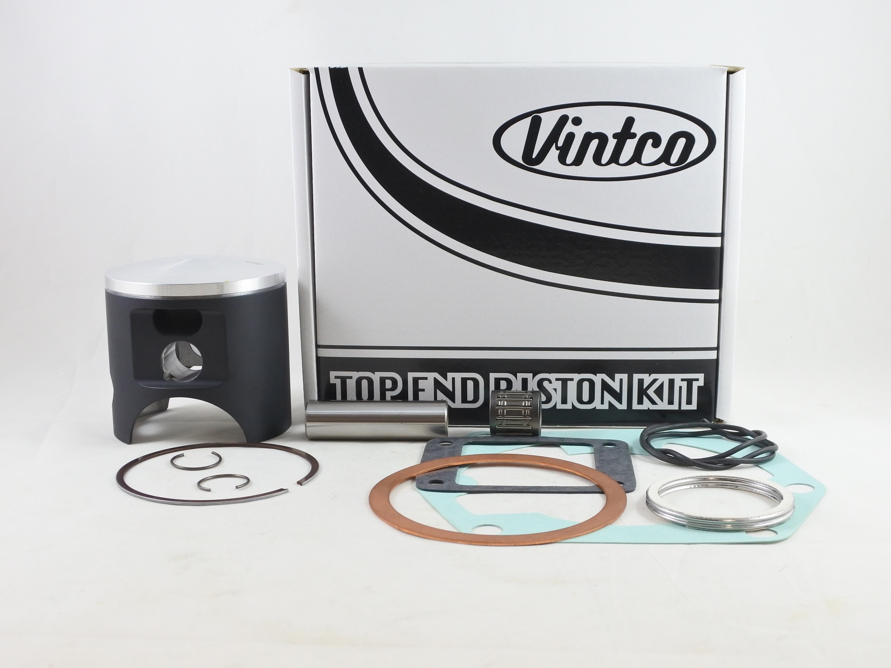 TOP END PISTON KIT 73-74 YAMAHA MX 360 81.5mm 1.5mm OVER VINTCO KTY72-1.5 image 1