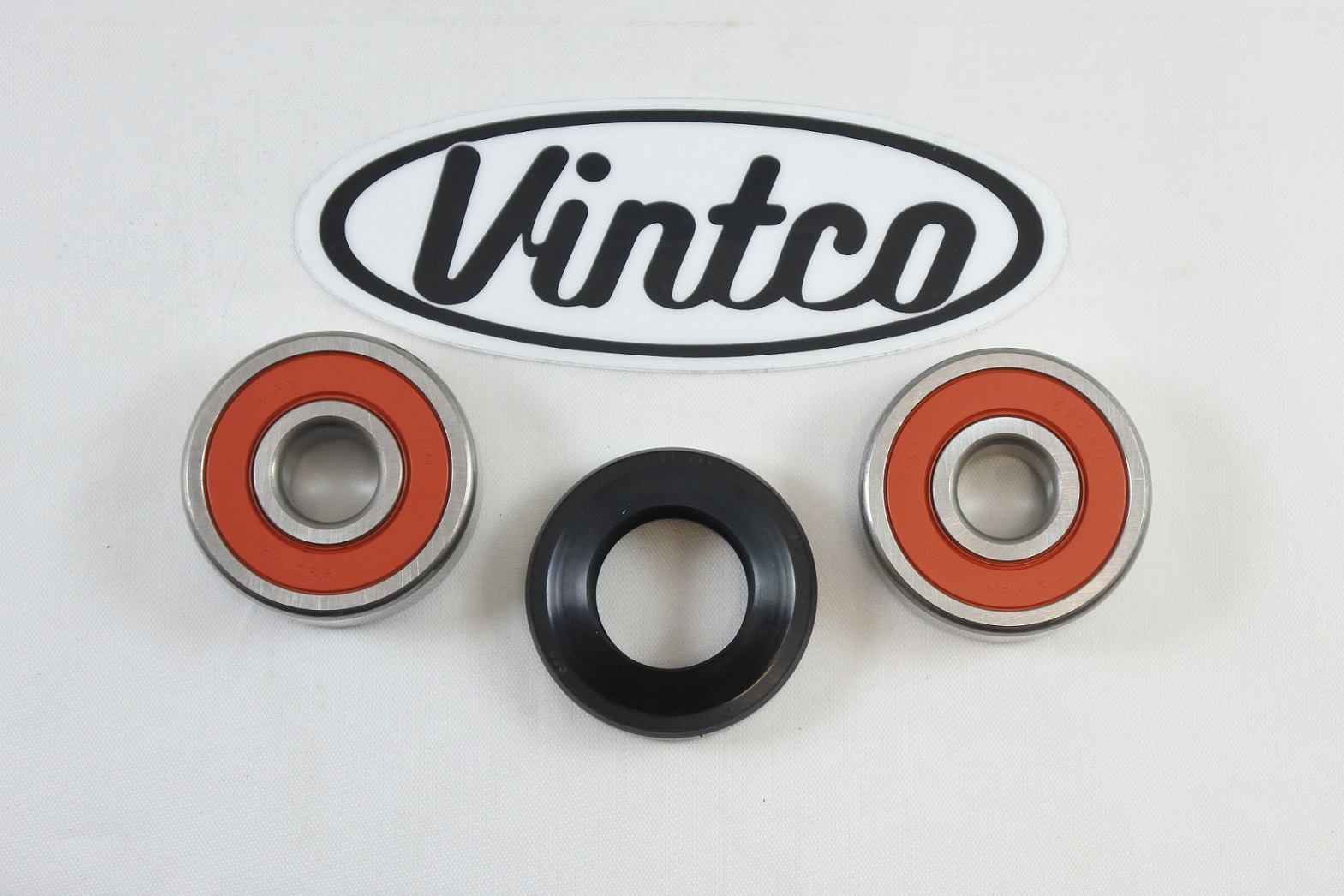 FRONT WHEEL BEARING KIT 76-78 HONDA CR 125 VINTCO KWF002 image 1