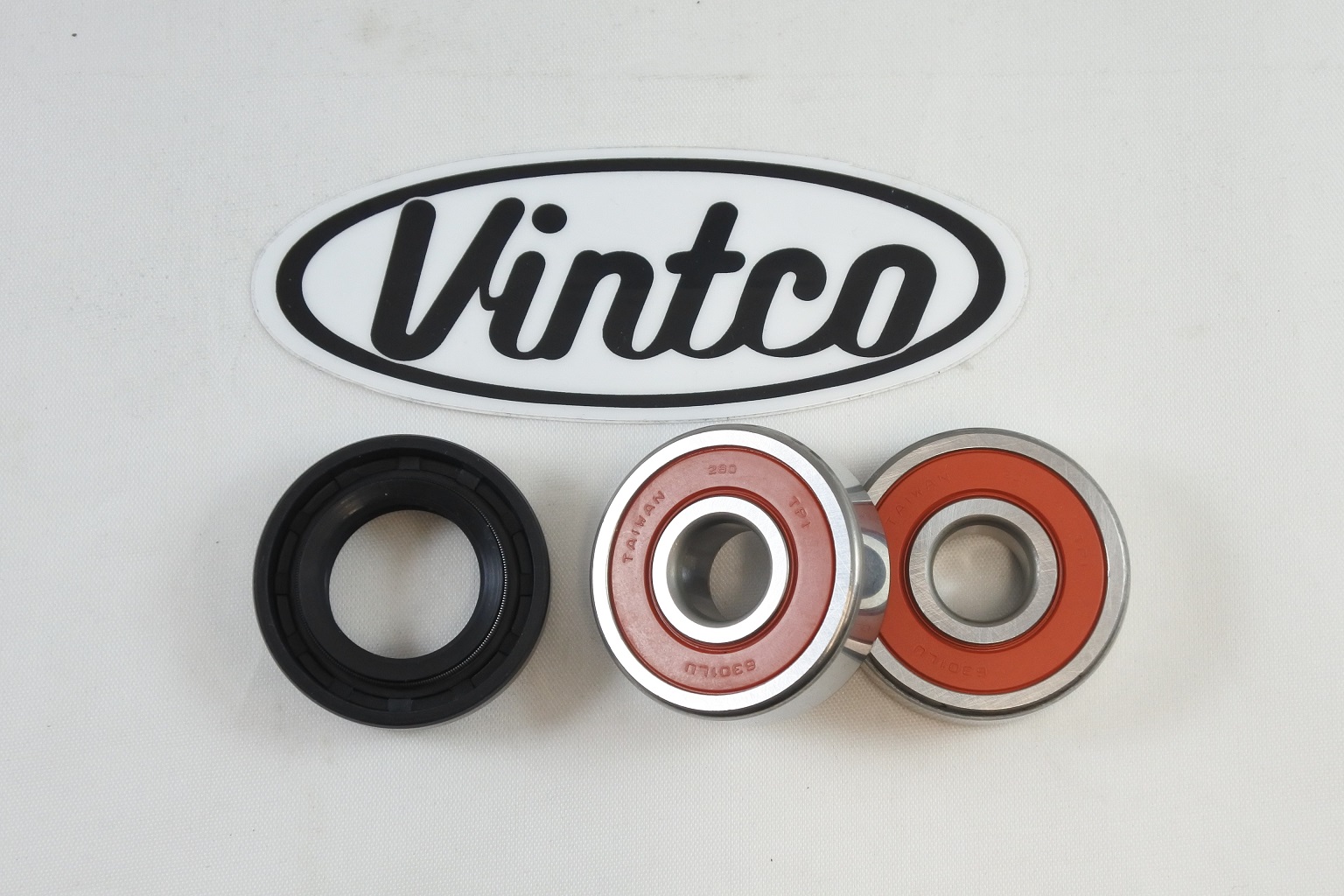 FRONT WHEEL BEARING KIT 76-78 HONDA CR 125 VINTCO KWF002 thumbnail 2