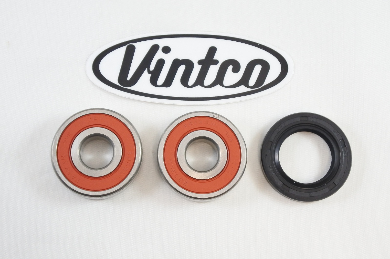 FRONT WHEEL BEARING KIT 71-76 HONDA CR SL 250 350 VINTCO KWF004 thumbnail 2