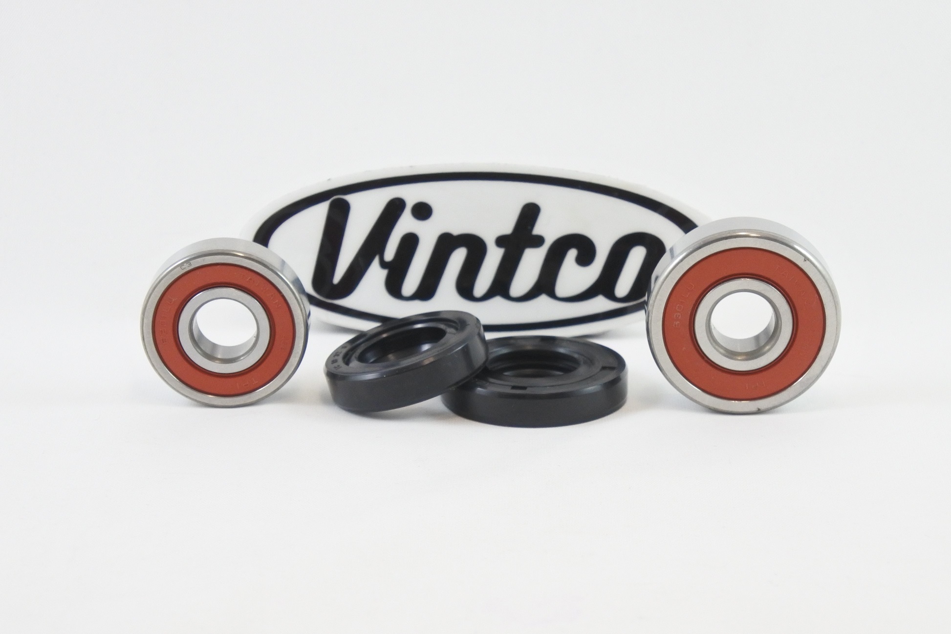 FRONT WHEEL BEARING KIT 74-76 KAWASAKI KX 125 VINTCO KWF009 image 1