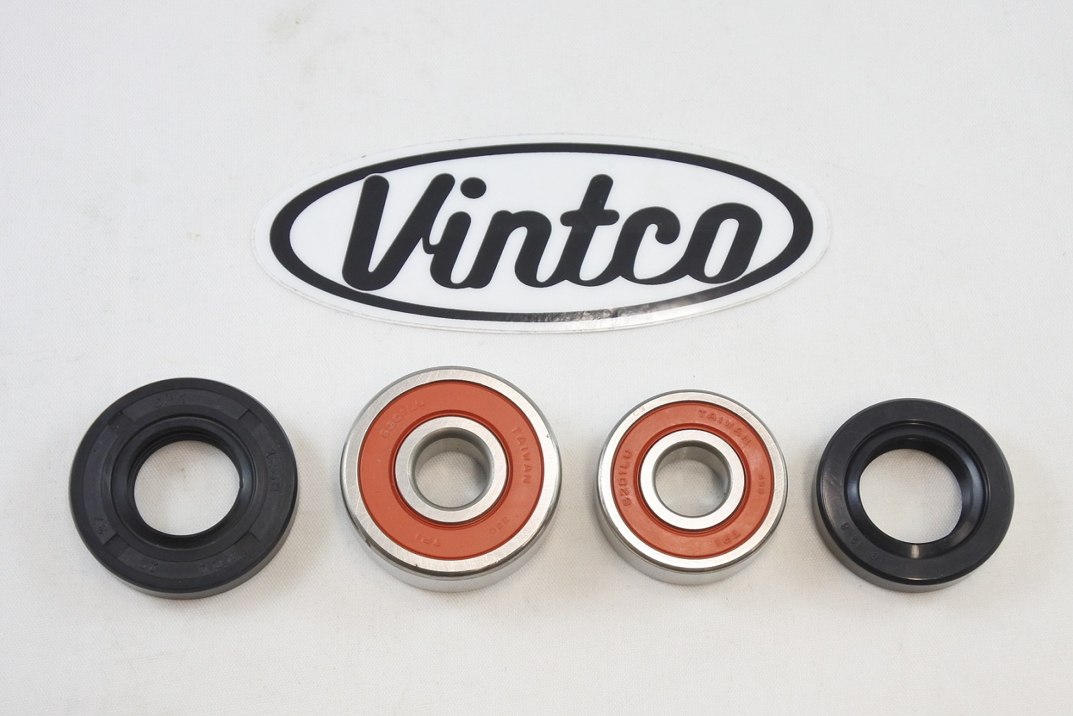 FRONT WHEEL BEARING KIT 74-76 KAWASAKI KX 125 VINTCO KWF009 thumbnail 2