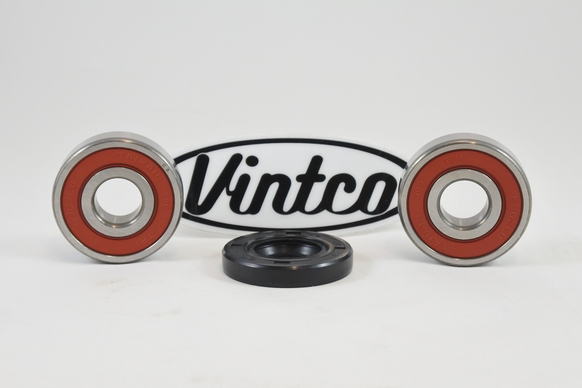 FRONT WHEEL BEARING KIT 74-76 KAWASAKI KX 250 400 VINTCO KWF011 image 1