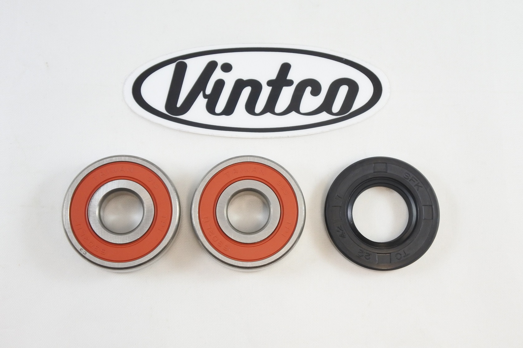 FRONT WHEEL BEARING KIT 74-76 KAWASAKI KX 250 400 VINTCO KWF011 thumbnail 2