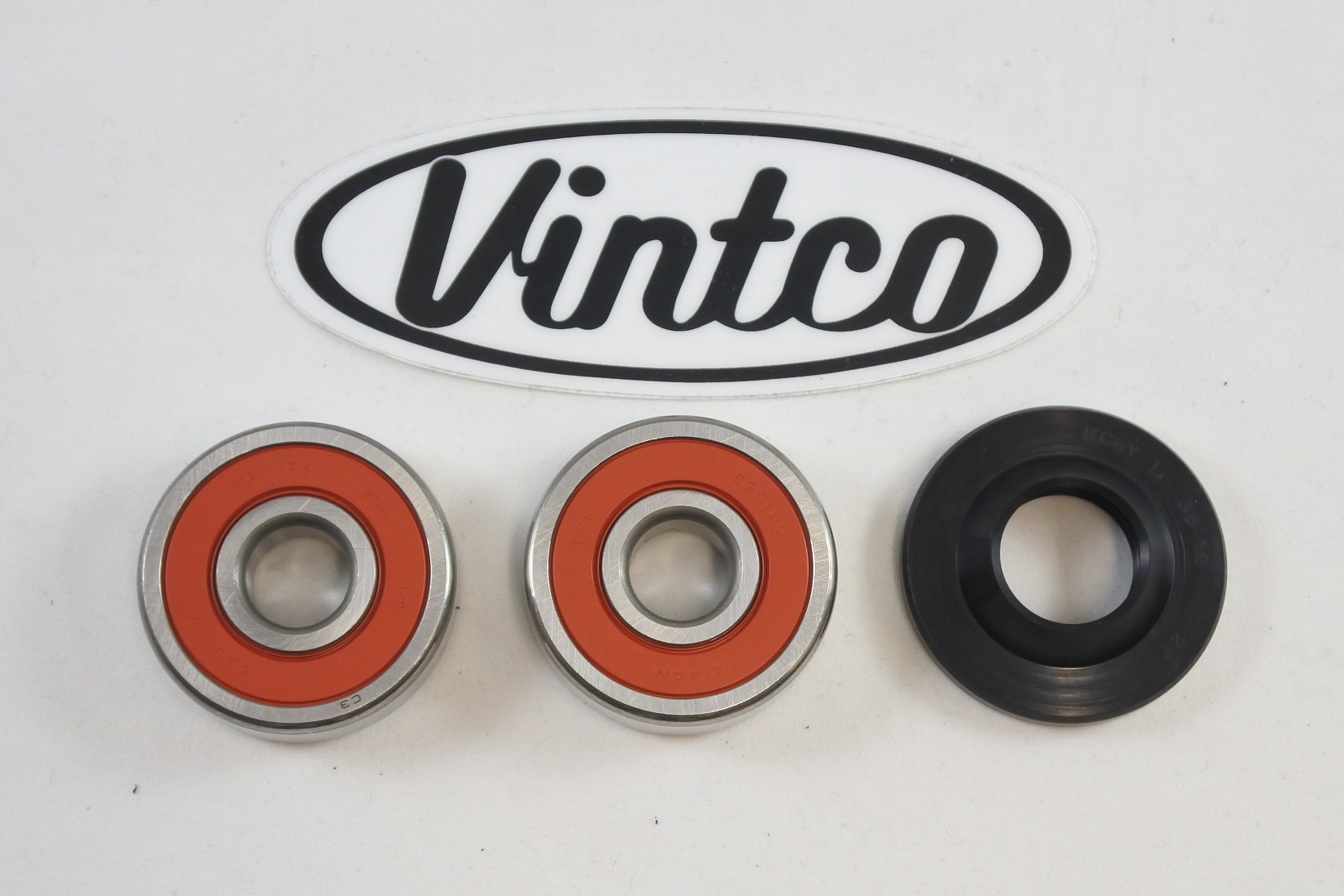 FRONT WHEEL BEARING KIT 72-77 SUZUKI RM TC 100 125 250 370 VINTCO KWF013 image 1