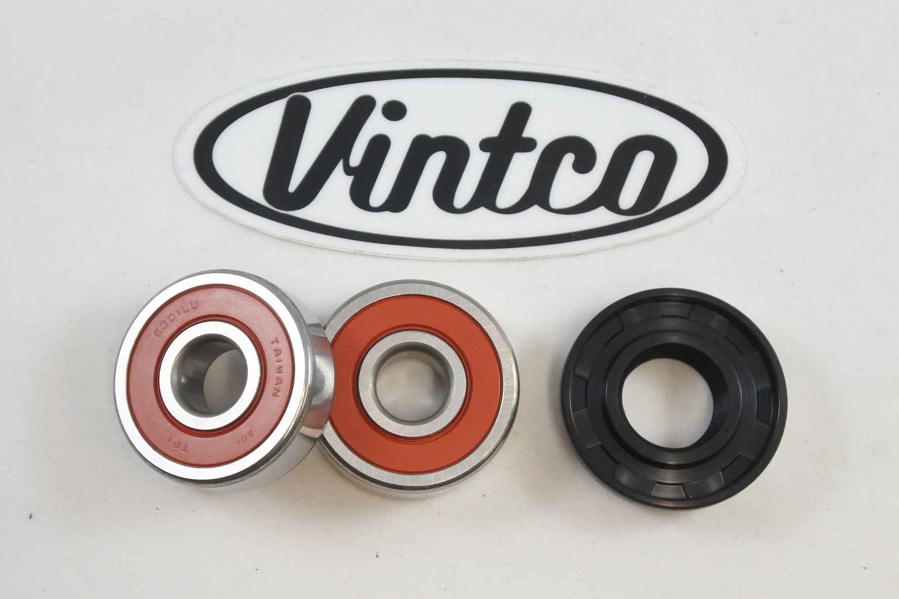 FRONT WHEEL BEARING KIT 72-77 SUZUKI RM TC 100 125 250 370 VINTCO KWF013 thumbnail 2